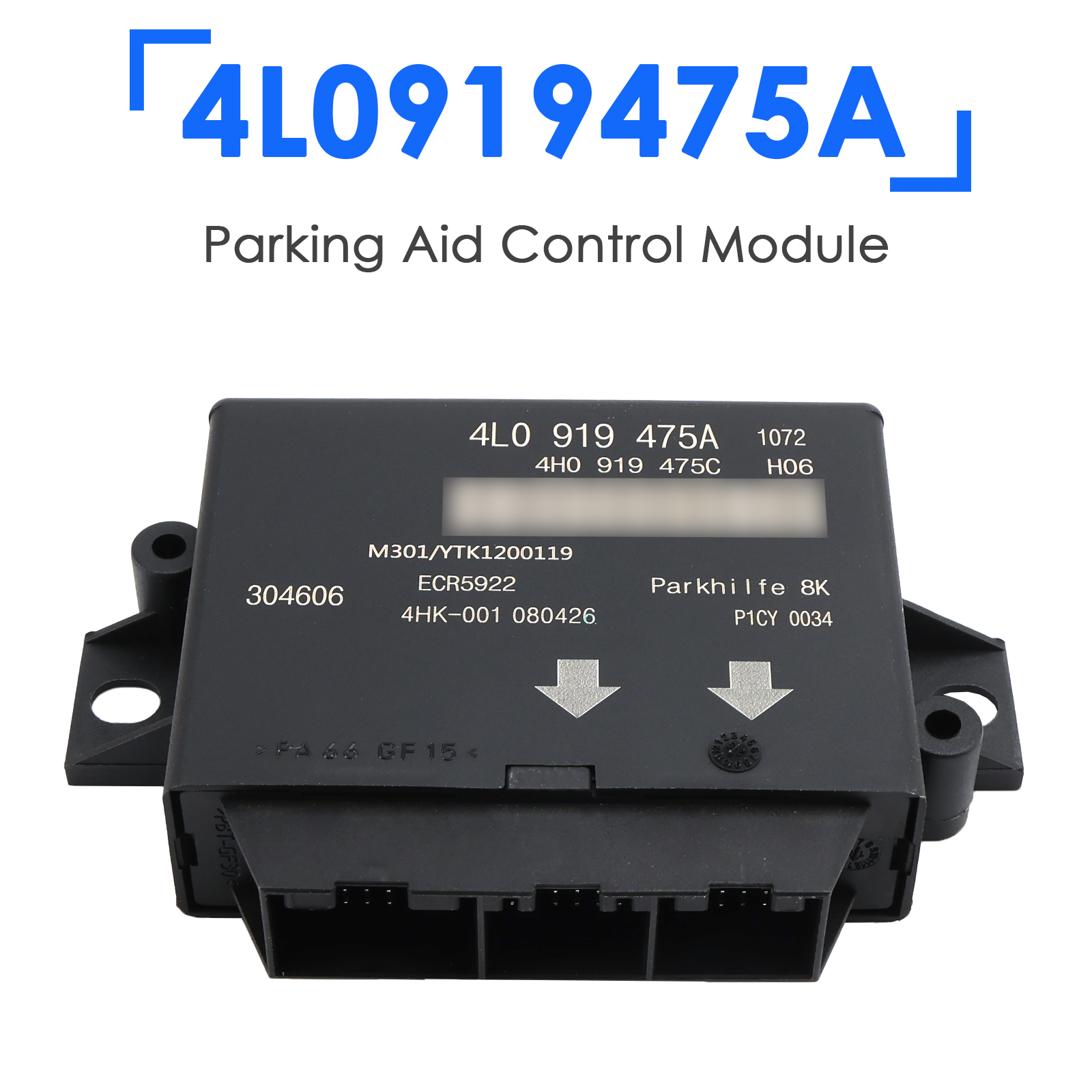 2013-2015 Audi Q7 4L Parking Aid Control Module 4L0919475A Generic