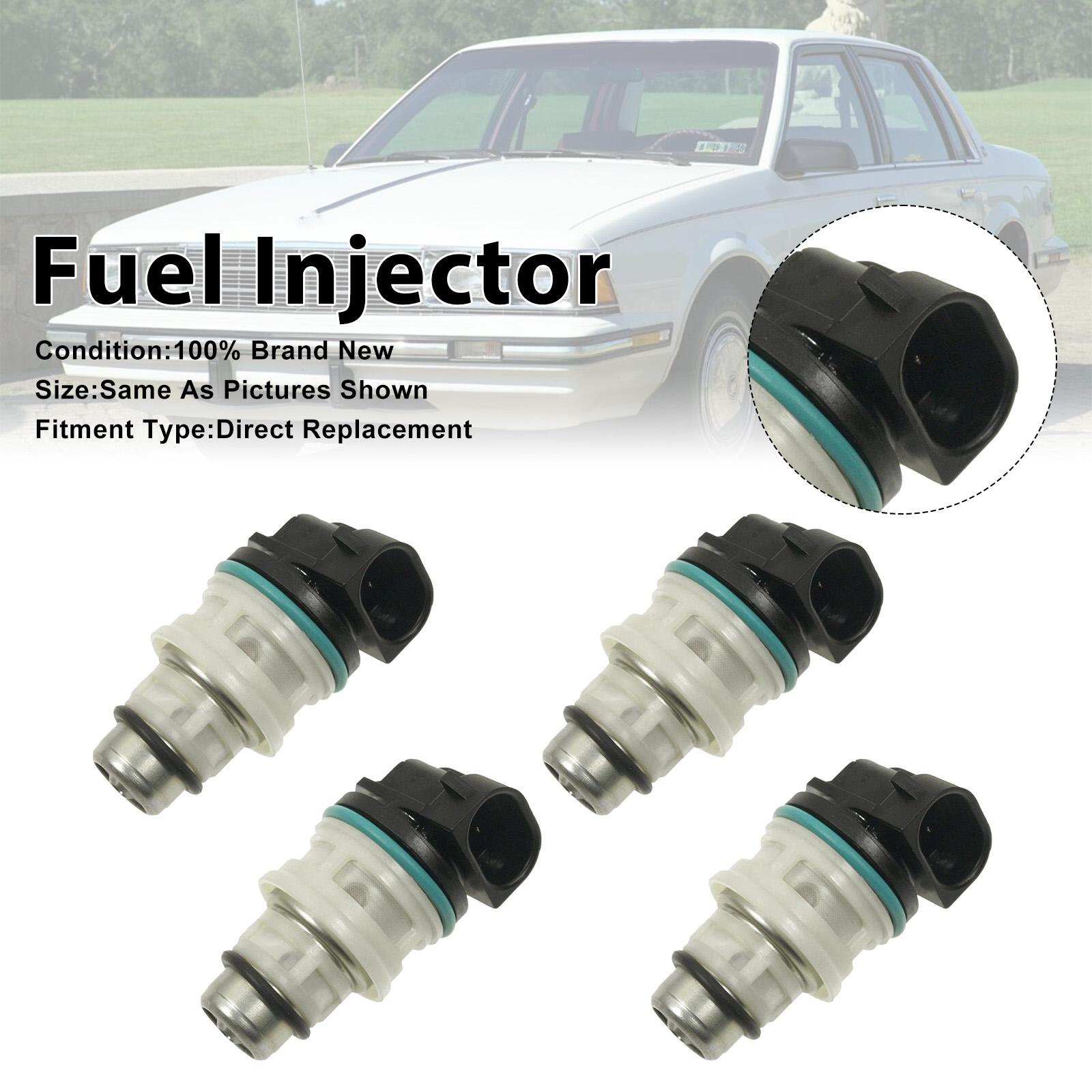 4Pcs Fuel Injector For Chevrolet S10 87-91 For GMC S15 1987-1990 17111814