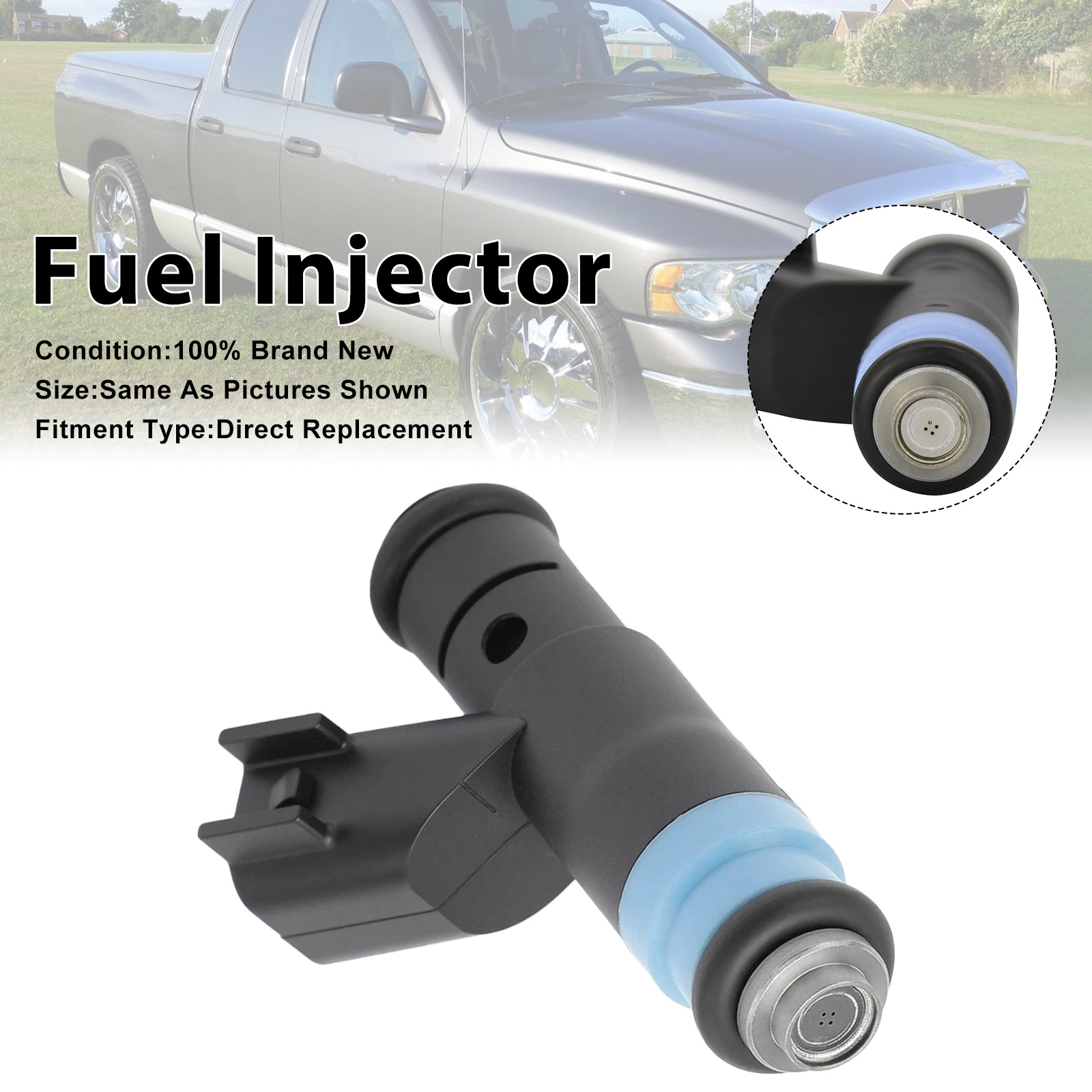2003 Dodge Ram 1500 2500 3500 5.7L V8 1Pcs Fuel Injector 53032142AC Generic