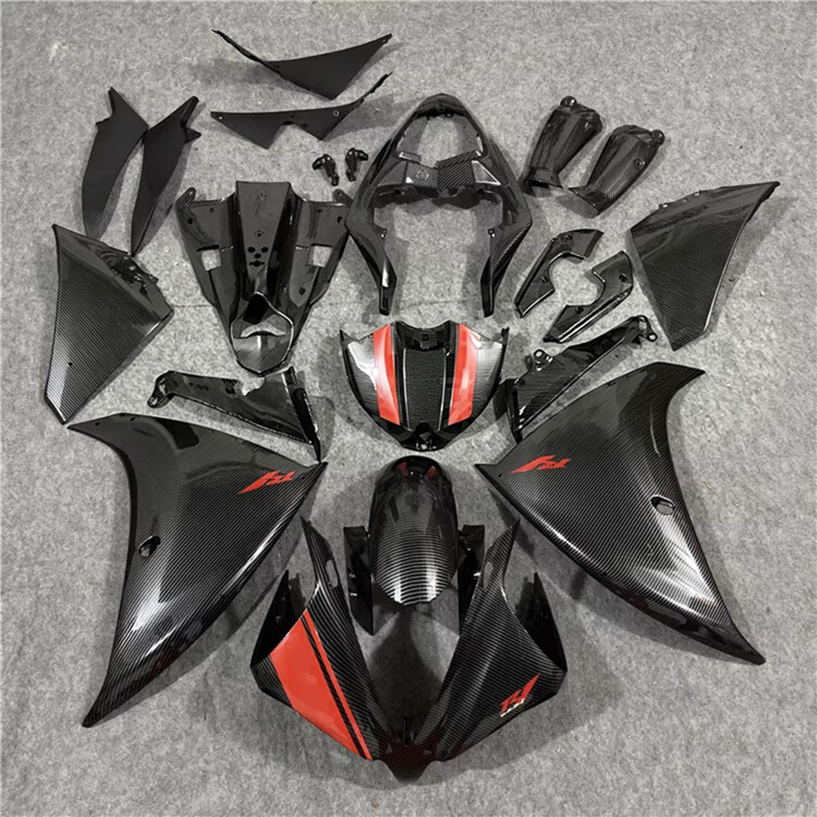 Injection Fairing Kit Bodywork Plastic ABS For Yamaha YZFR1 YZF-R1 2009-2011