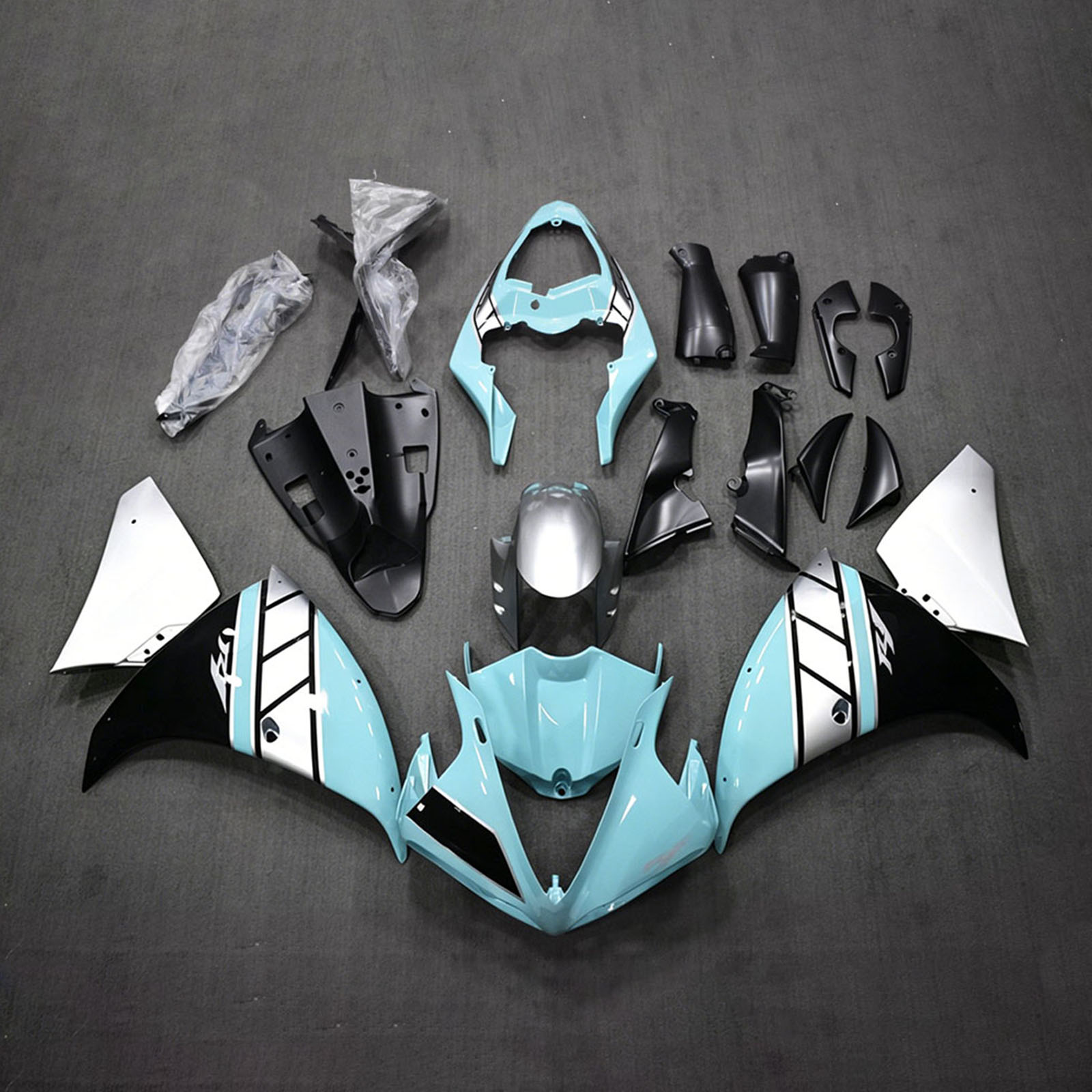 Injection Fairing Kit Bodywork Plastic ABS For Yamaha YZFR1 YZF-R1 2009-2011