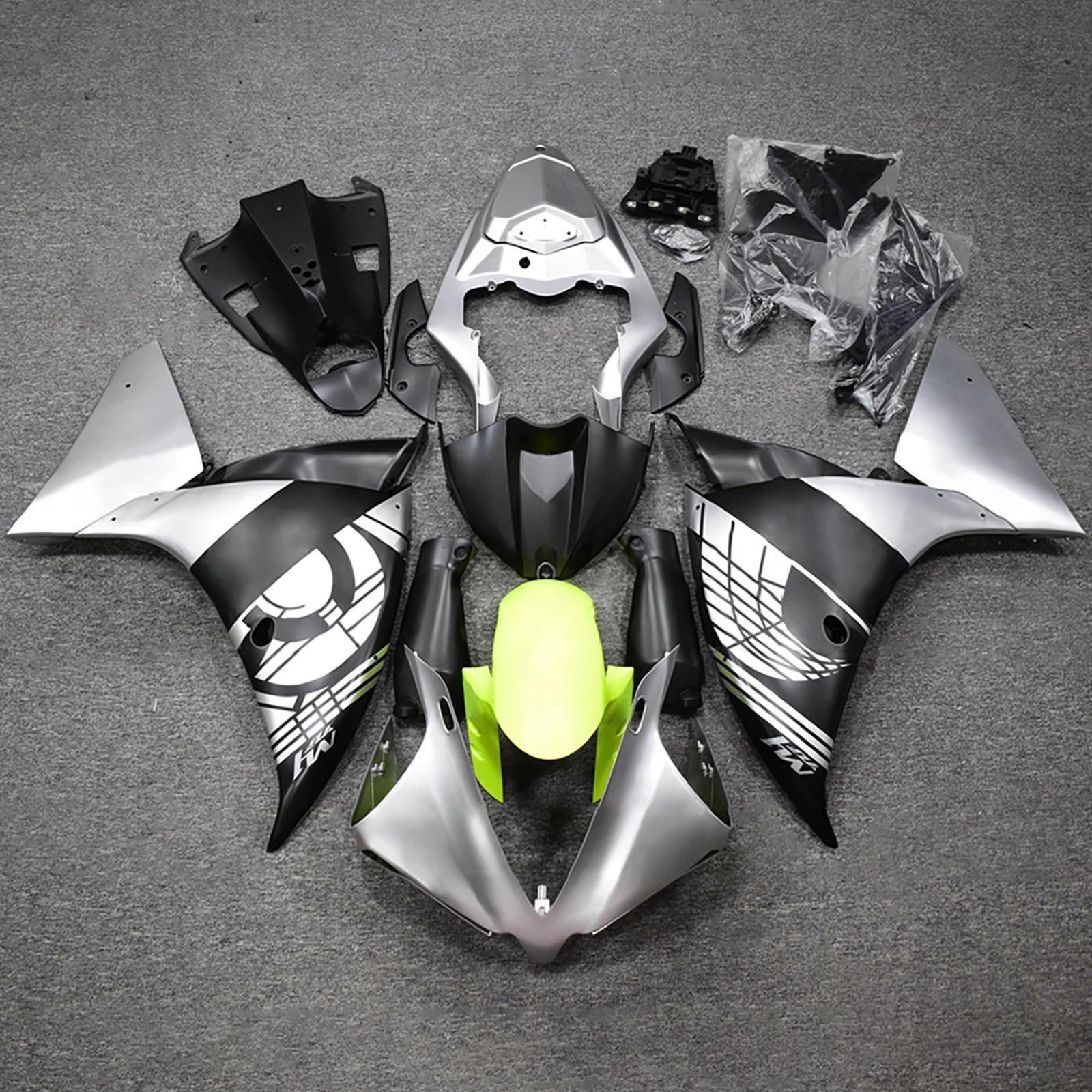 Injection Fairing Kit Bodywork Plastic ABS For Yamaha YZFR1 YZF-R1 2009-2011