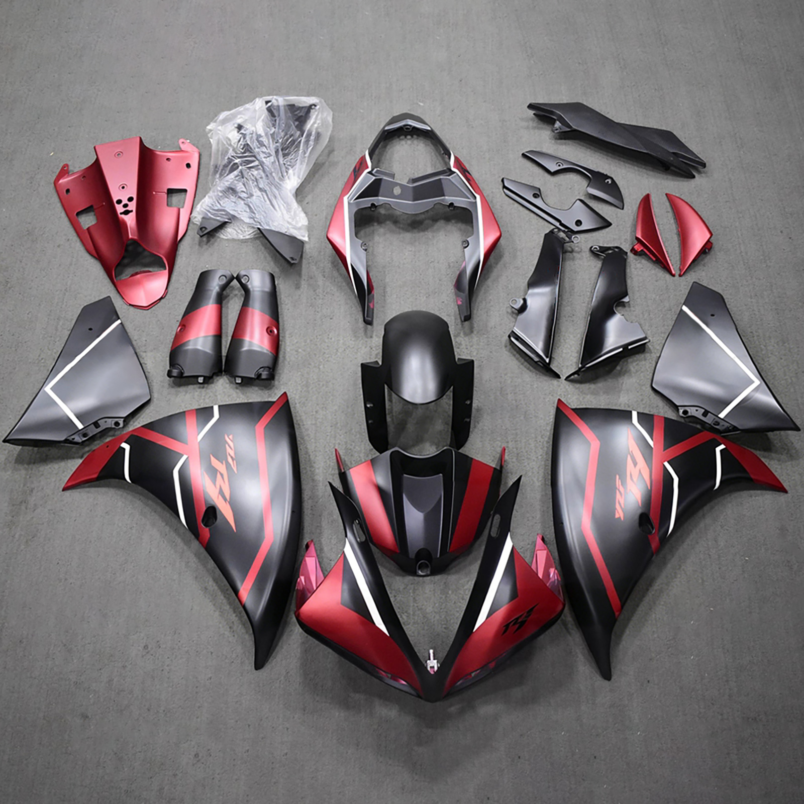 Injection Fairing Kit Bodywork Plastic ABS For Yamaha YZFR1 YZF-R1 2009-2011