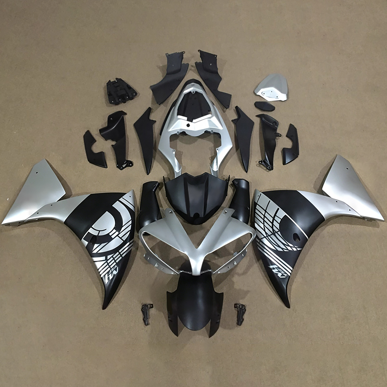 Injection Fairing Kit Bodywork Plastic ABS For Yamaha YZFR1 YZF-R1 2009-2011