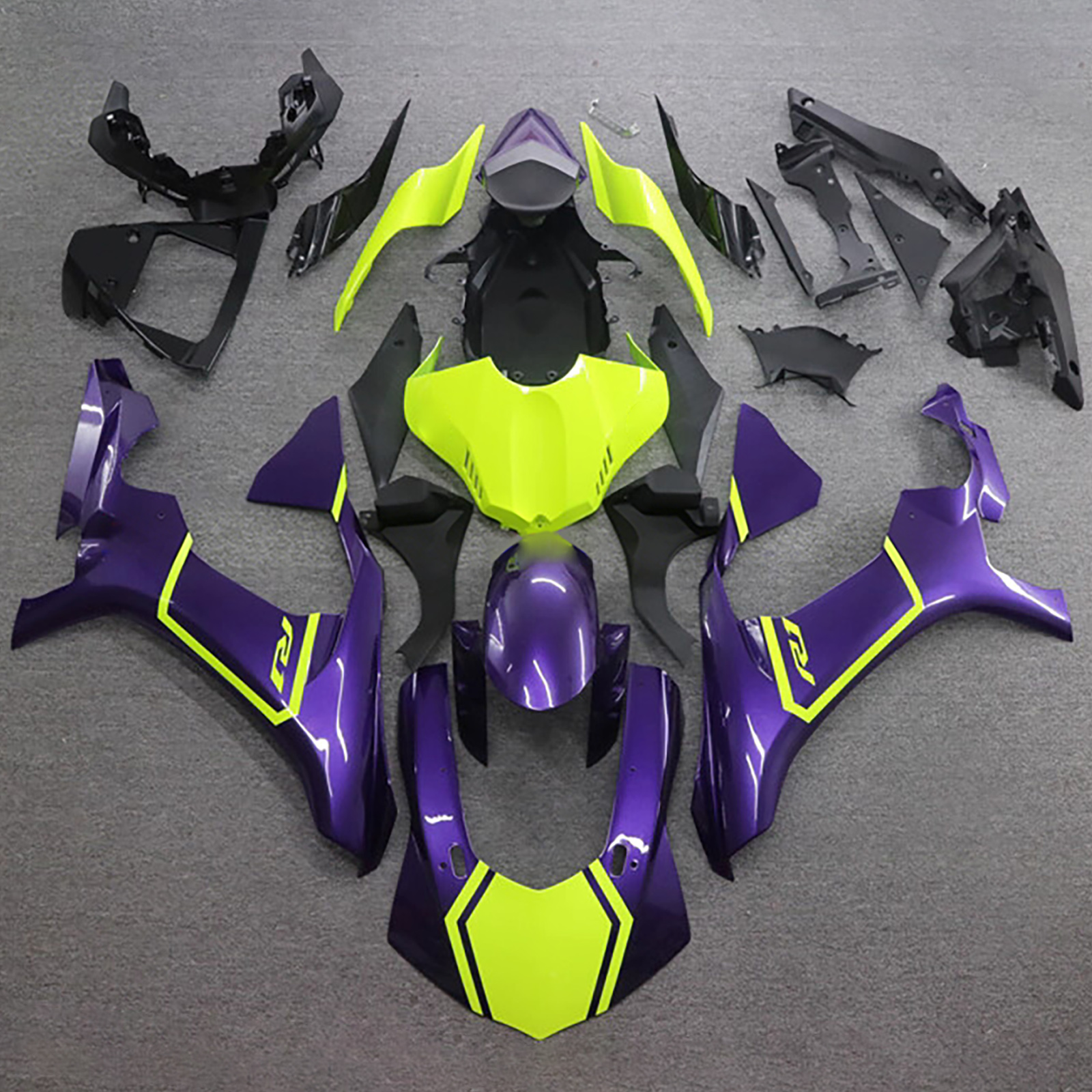 Injection Fairing Kit Bodywork Plastic ABS fit For Yamaha YZF 1000 R1 2015-2019