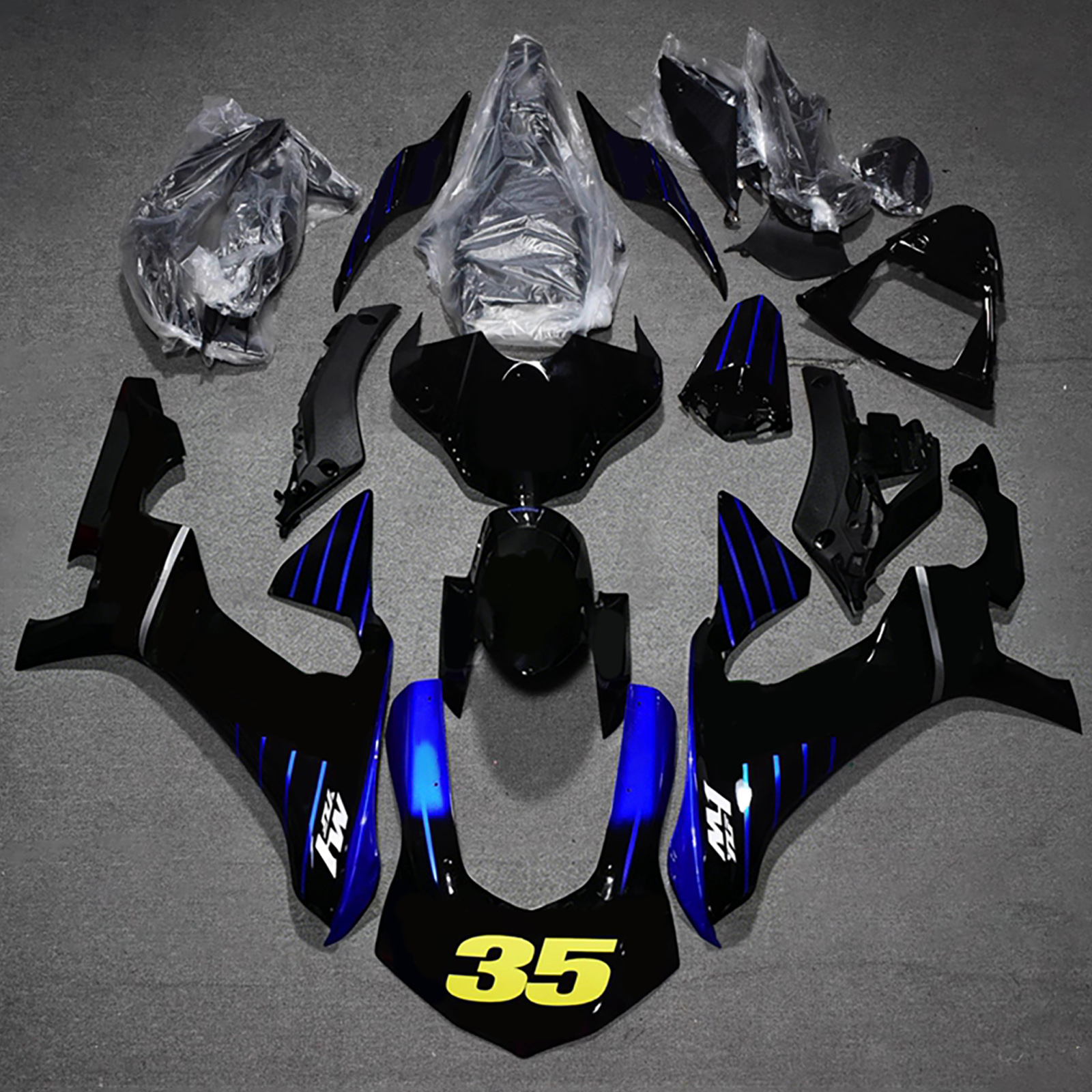 Injection Fairing Kit Bodywork Plastic ABS fit For Yamaha YZF 1000 R1 2015-2019