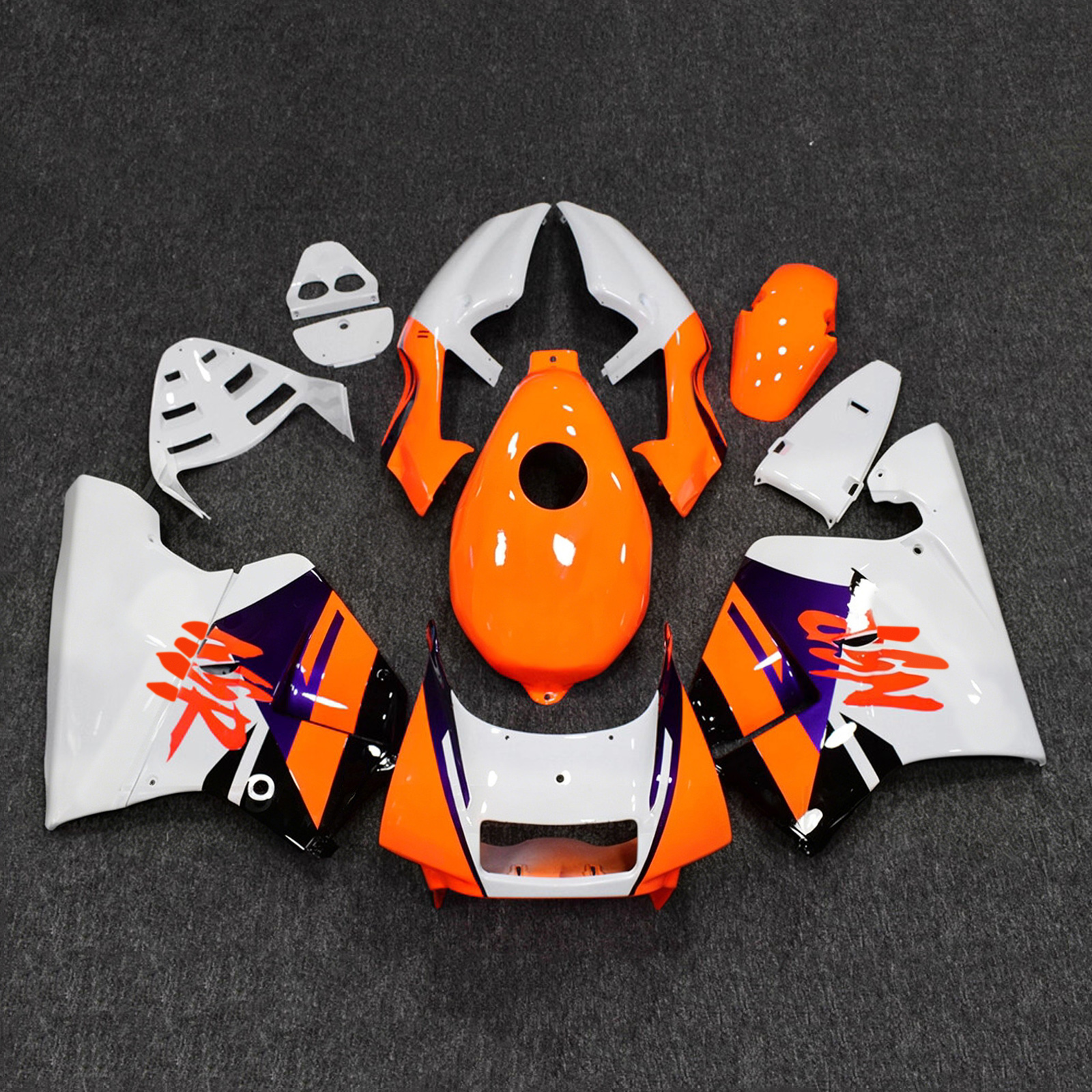 Injection Fairing Kit Bodywork Plastic ABS For Honda NSR250 PGM-3 1990-1993