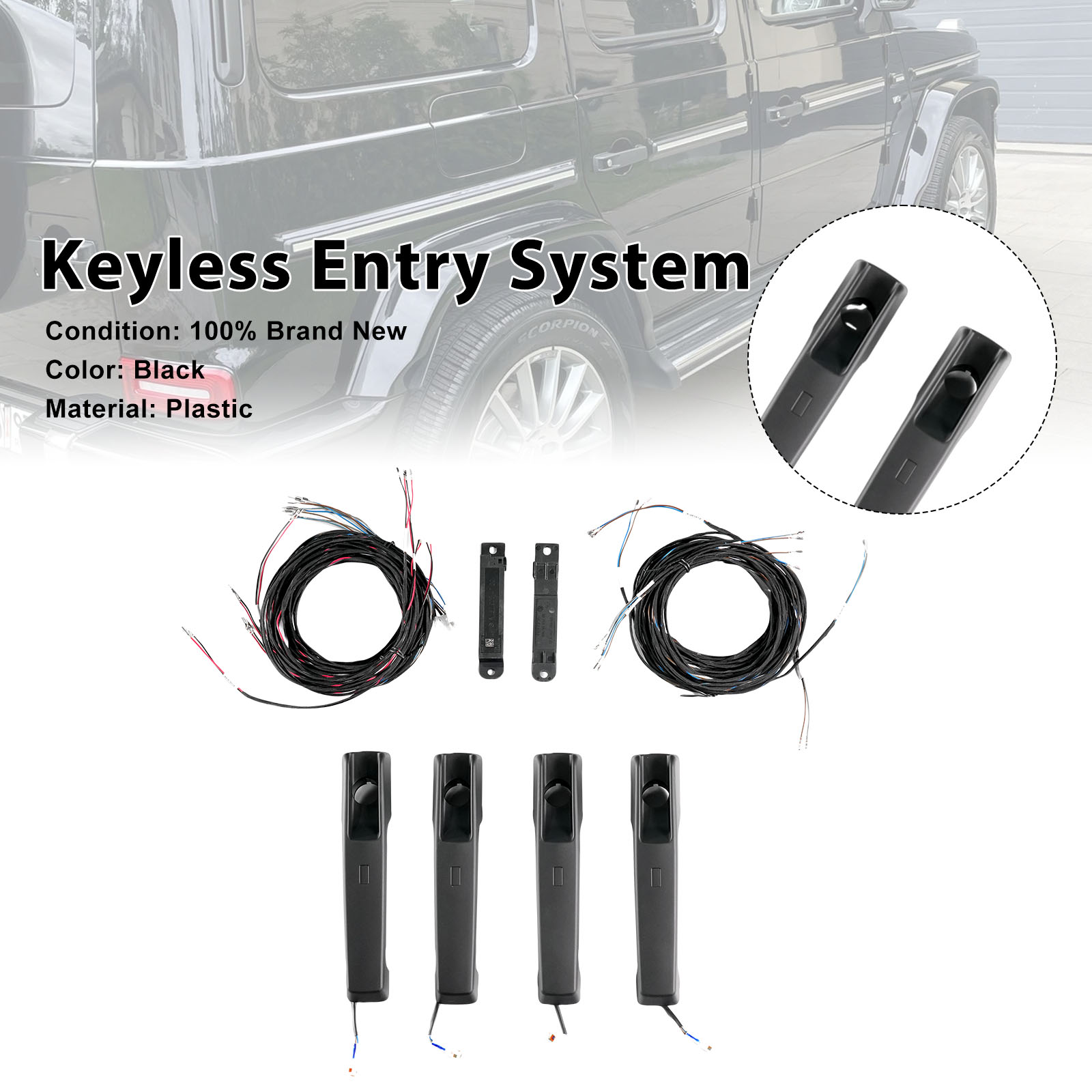 Keyless-Go Keyless Entry System Fit Mercedes Benz G Class 2025+ 5 Doors