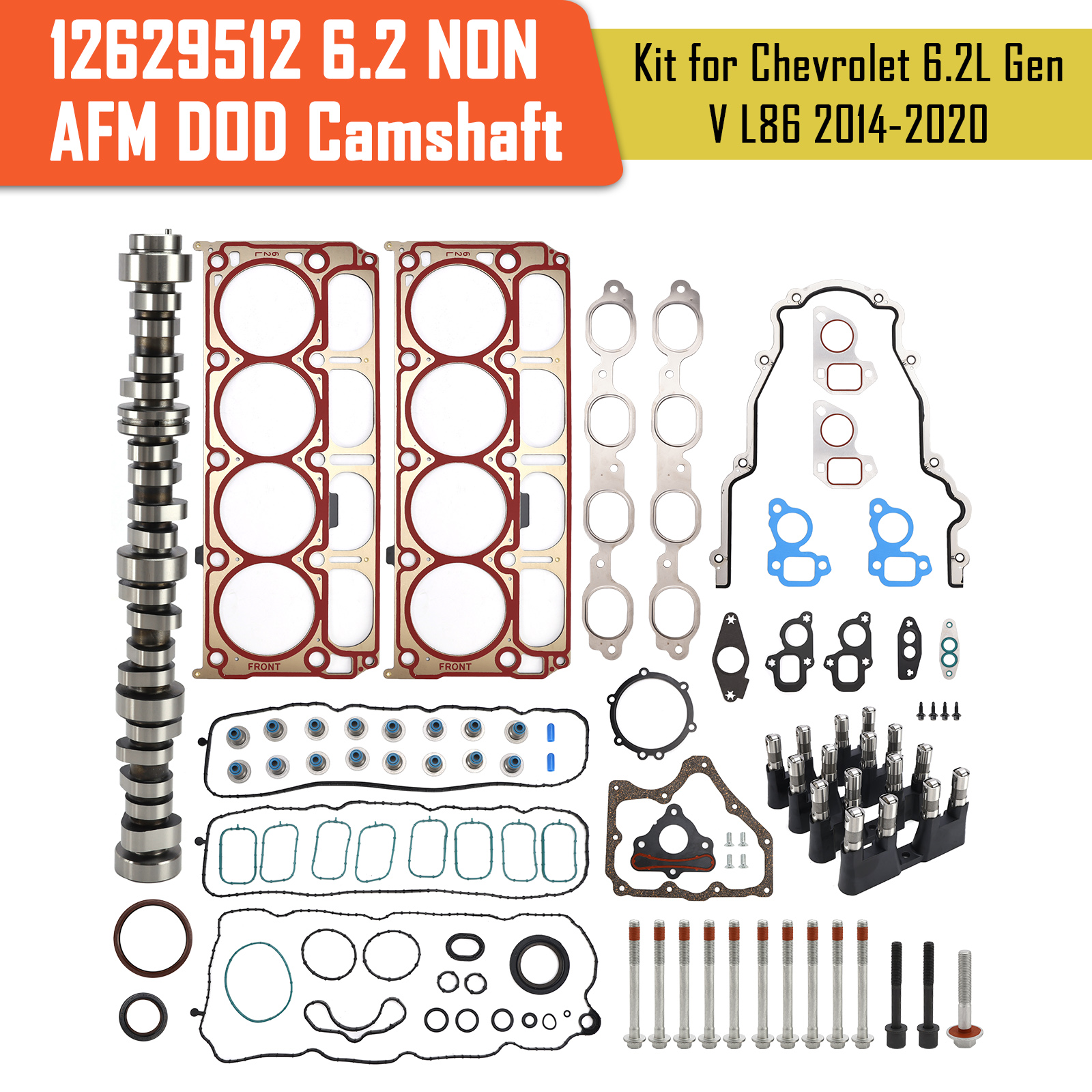 12629512 6.2 NON AFM DOD Camshaft Kit for Chevrolet 6.2L Gen V L86 2014-2020