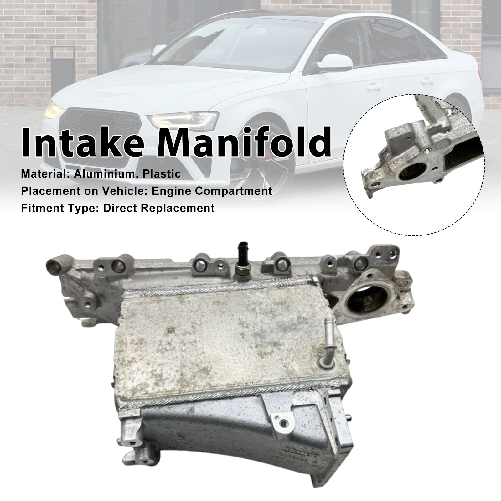 2013-2020 Audi A5 Intake Manifold Intercooler 04L129766AD Generic