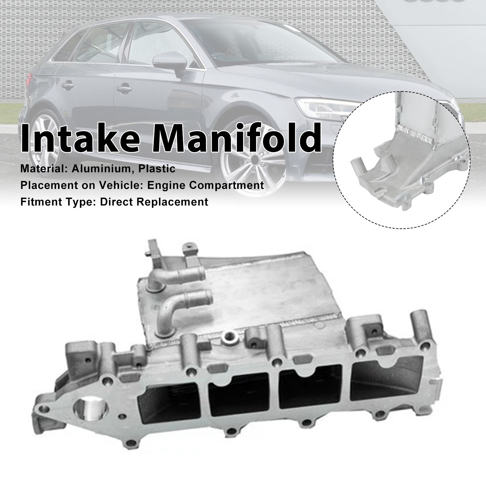 2012-2020 Skoda Karoq Octavia Intake Manifold Intercooler 04L129766AL Generic