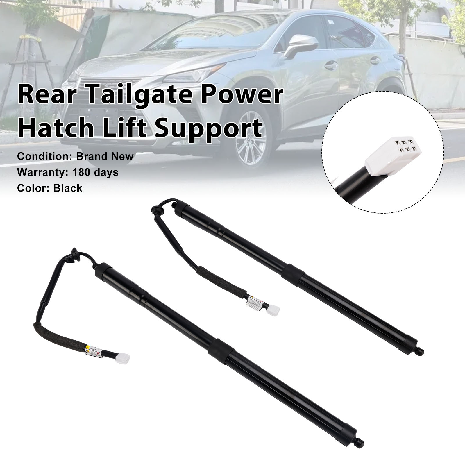 Left + Right Tailgate Gas Struts 68910-79017 Fit Lexus NX200t NX300h 2018-2021