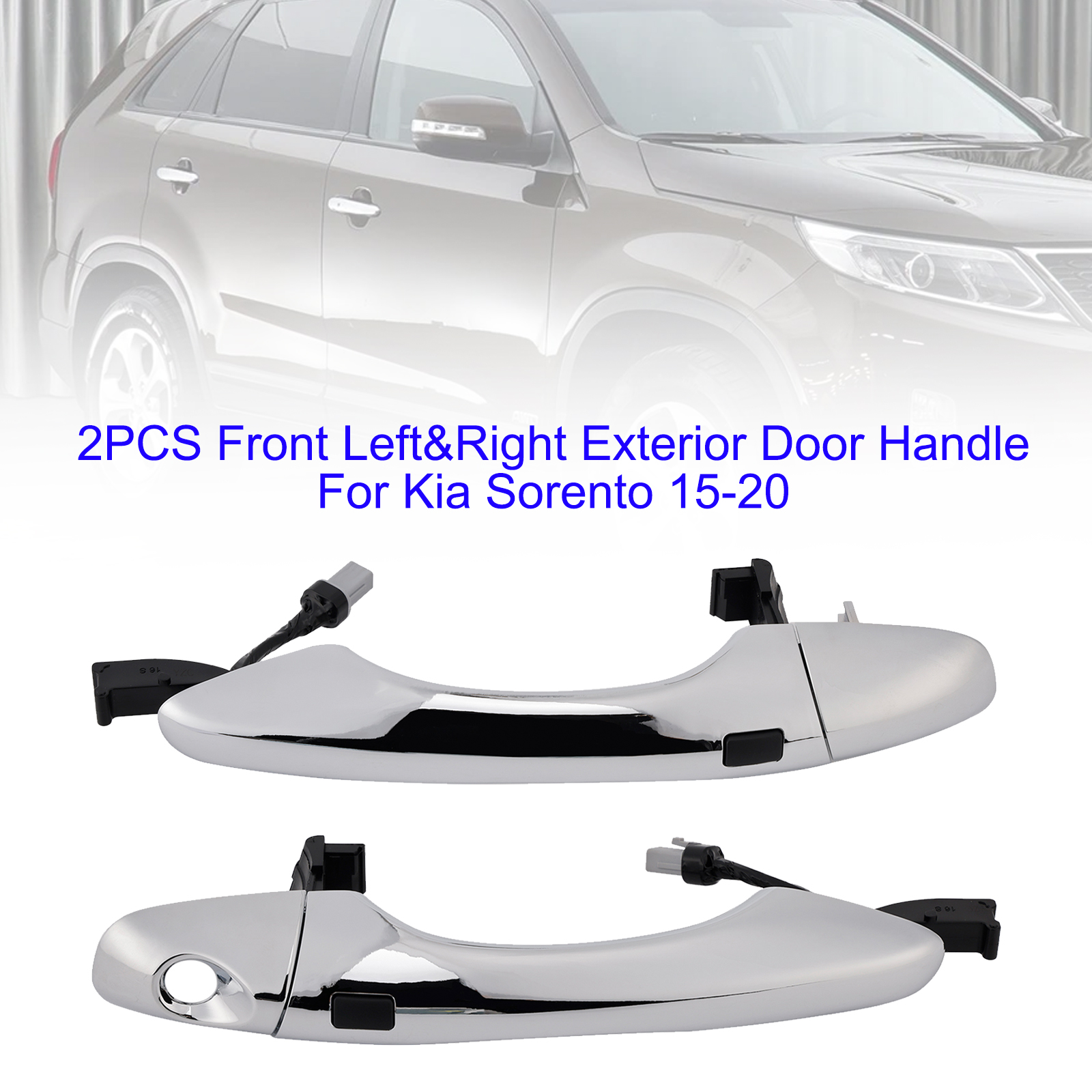 2PCS Front Left&Right Exterior Door Handle For Kia Sorento 2015-2020