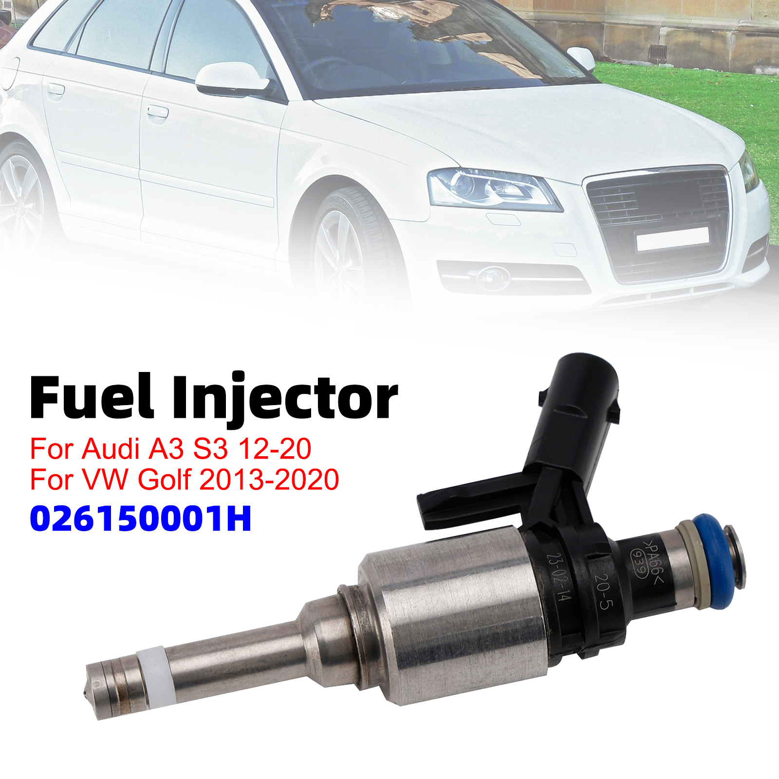 2013-2024 VW Arteon Golf VII GTI Clubsport / Clubsport S / TCR VII R 4Motion Passat Alltrack  Fuel Injector 026150001H Generic