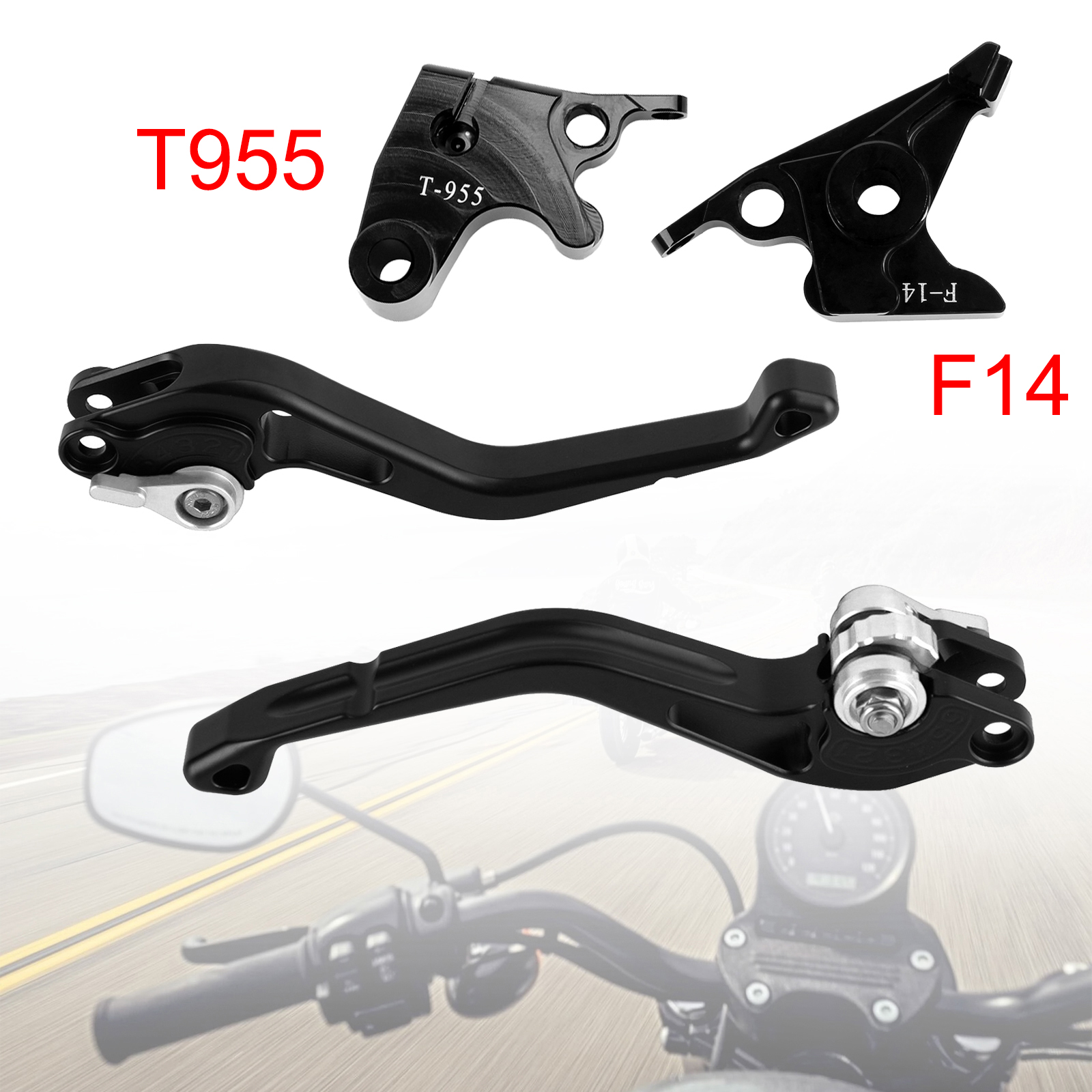 1997-2003 DAYTONA SPEED TRIPLE SRINT ST NEW Short Clutch Brake Lever Silver Generic