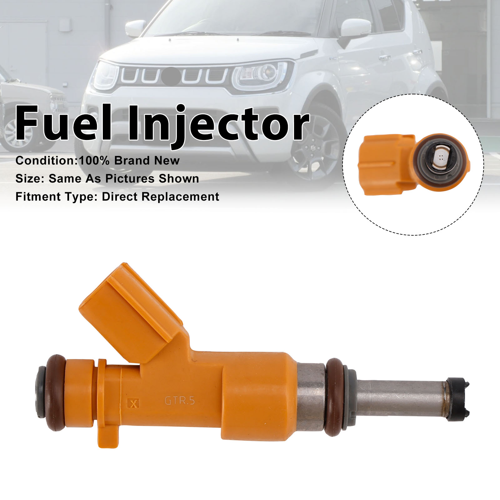 2017-2024 Suzuki Jimny Ignis 1.2L 1.5L L4 Fuel Injector 15710M68P01 Generic