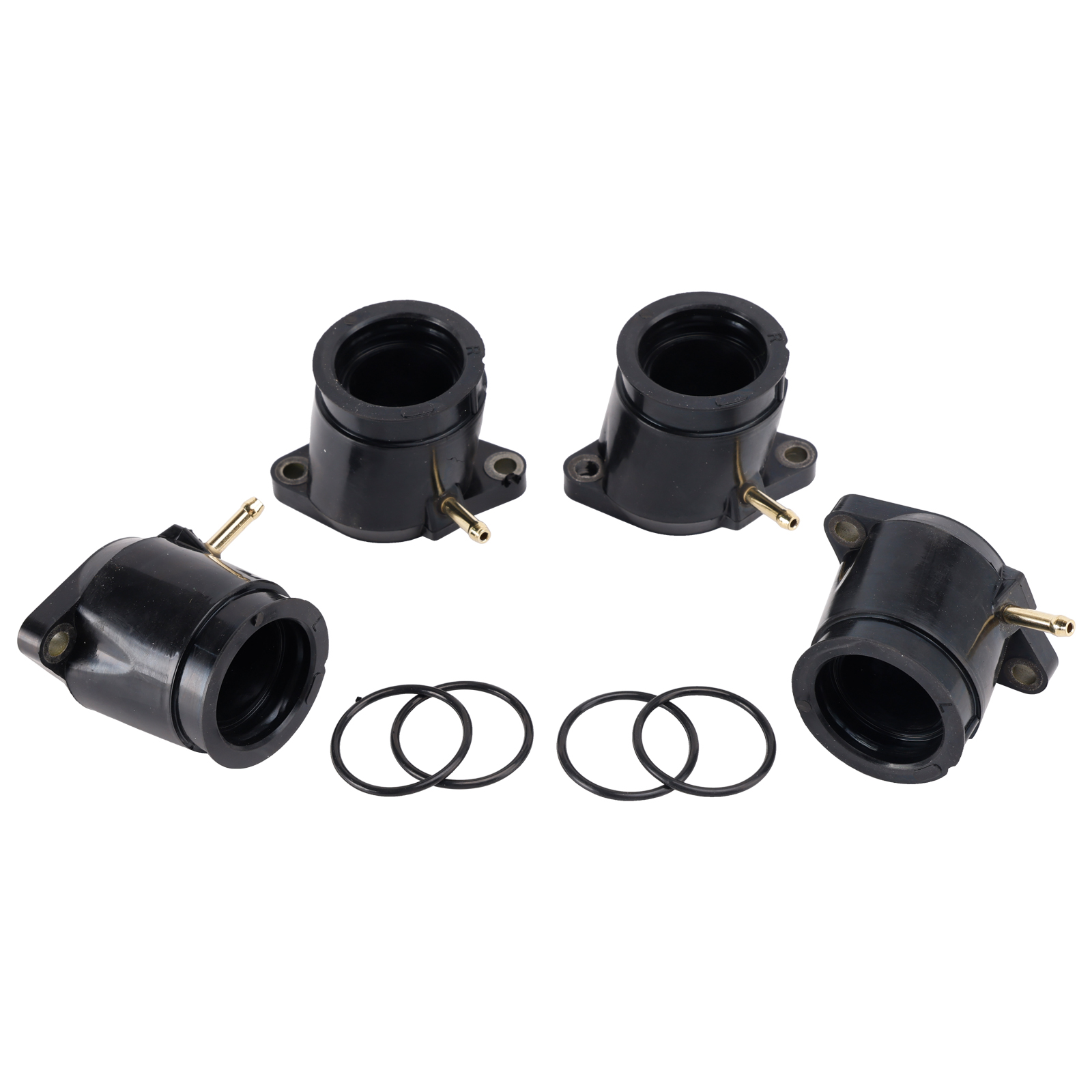 4x Carb Intake Manifolds Inlet Rubbers For Yamaha XJR400 FZ400 400CC 4HM