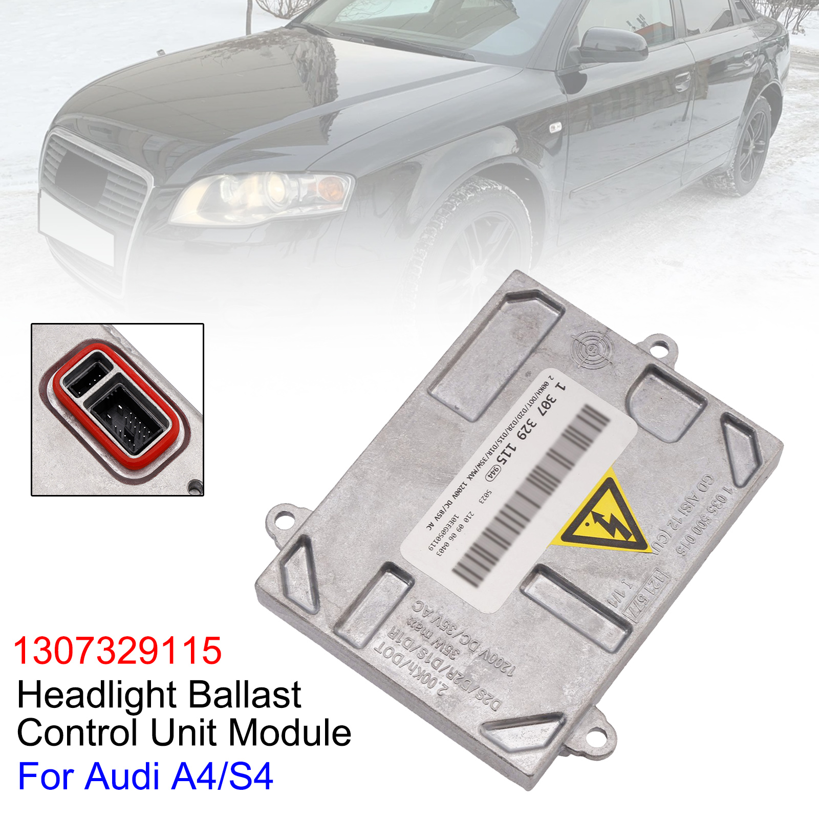 2004-2011 Volvo C30 C70 S40 V50 Headlight Ballast Control Unit Module 1307329115 Generic