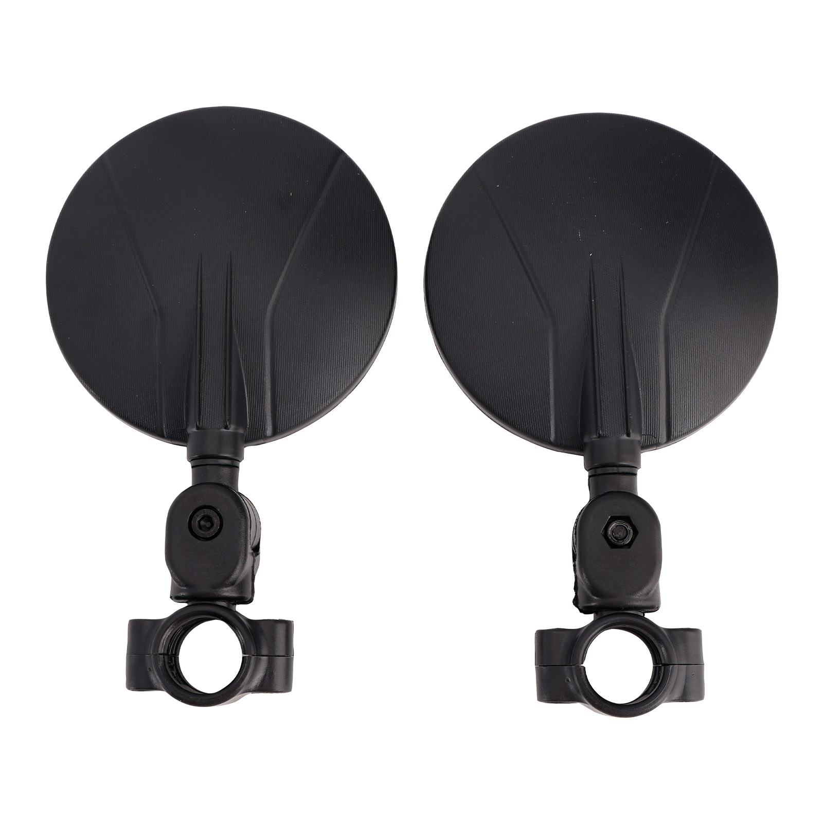 Black Adjustable Handlebar Mirror Folding Mirrors For 22-24 mm Enduro Handle bar