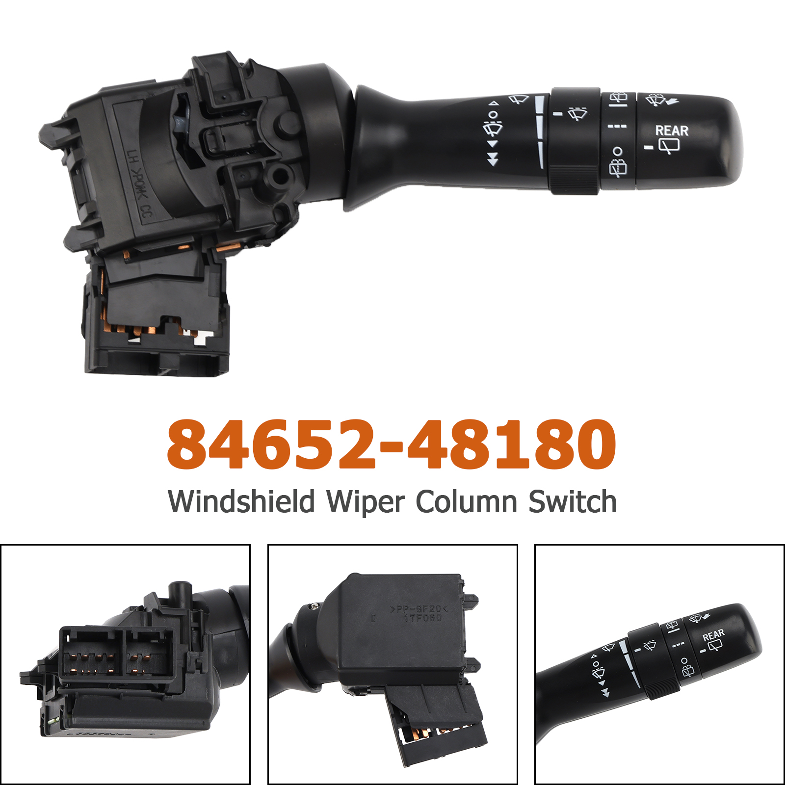 Windshield Wiper Column Switch 84652-48180 for Toyota RAV4 Prius 2007-2012