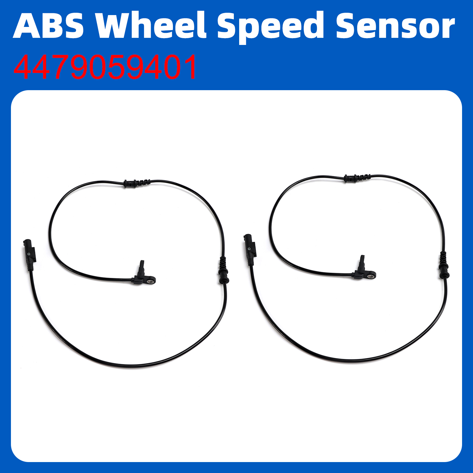 2PC ABS Wheel Speed Sensor Front for Mercedes-Benz Vito W447 2014-18 4479059401