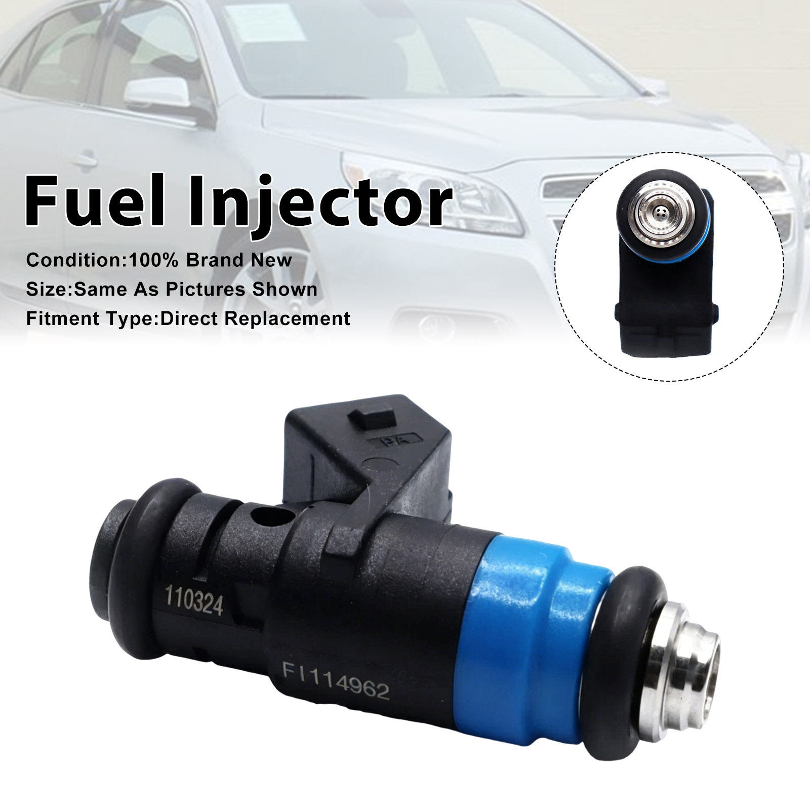 1Pcs Fuel Injector 630CC 60lb For Siemens Deka Short pico FI114962 107962
