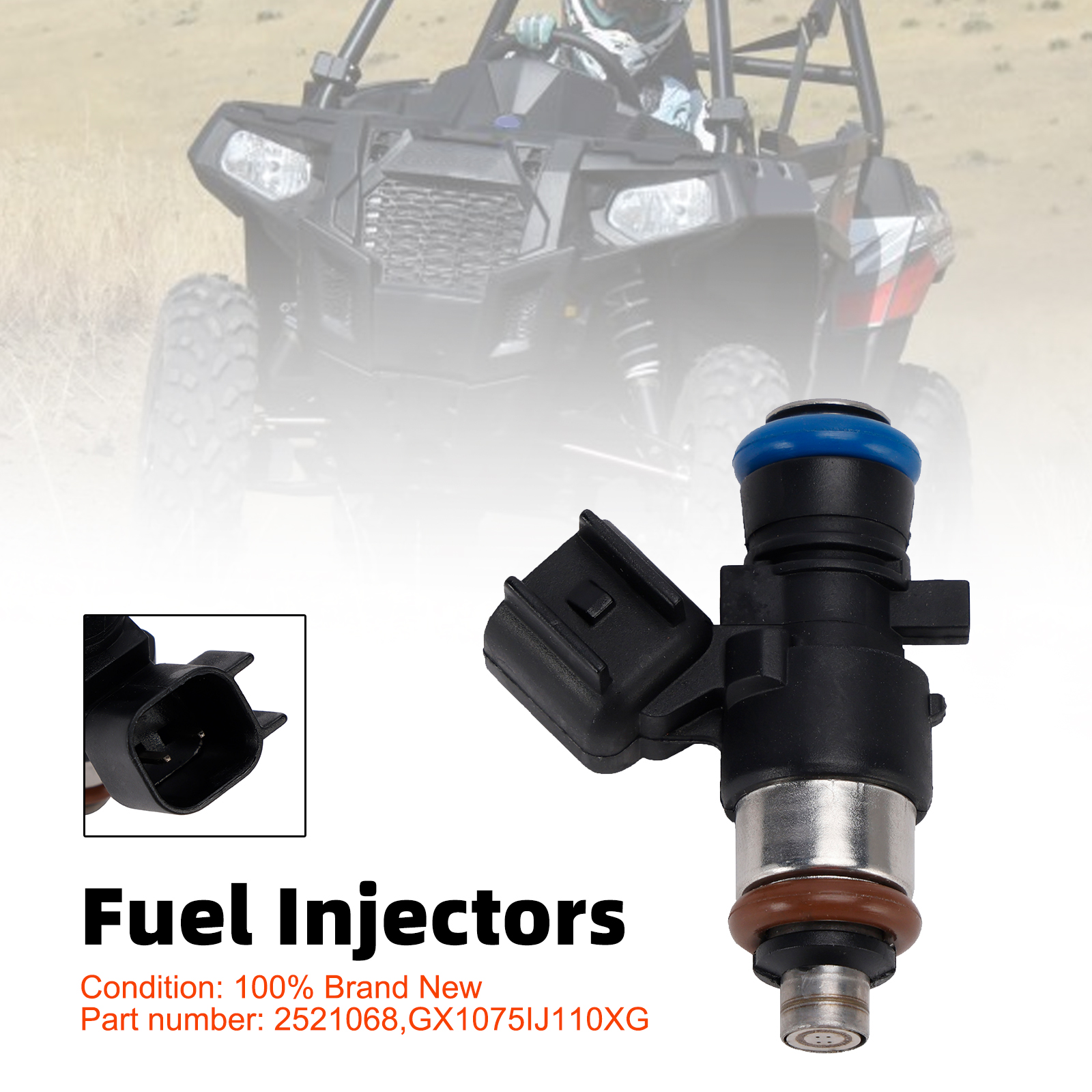 2521068 Fuel Injectors GX1075IJ110XG For Polaris Ranger 570 EFI 14-21