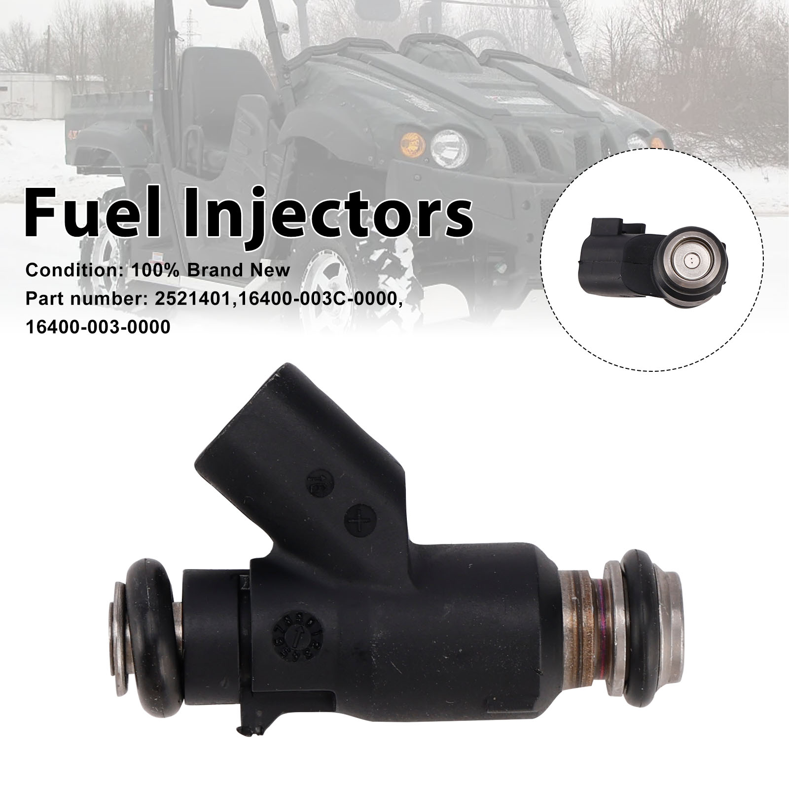28101823 Fuel Injectors 16400-003-0000 For HiSUN EFI 400 UTV