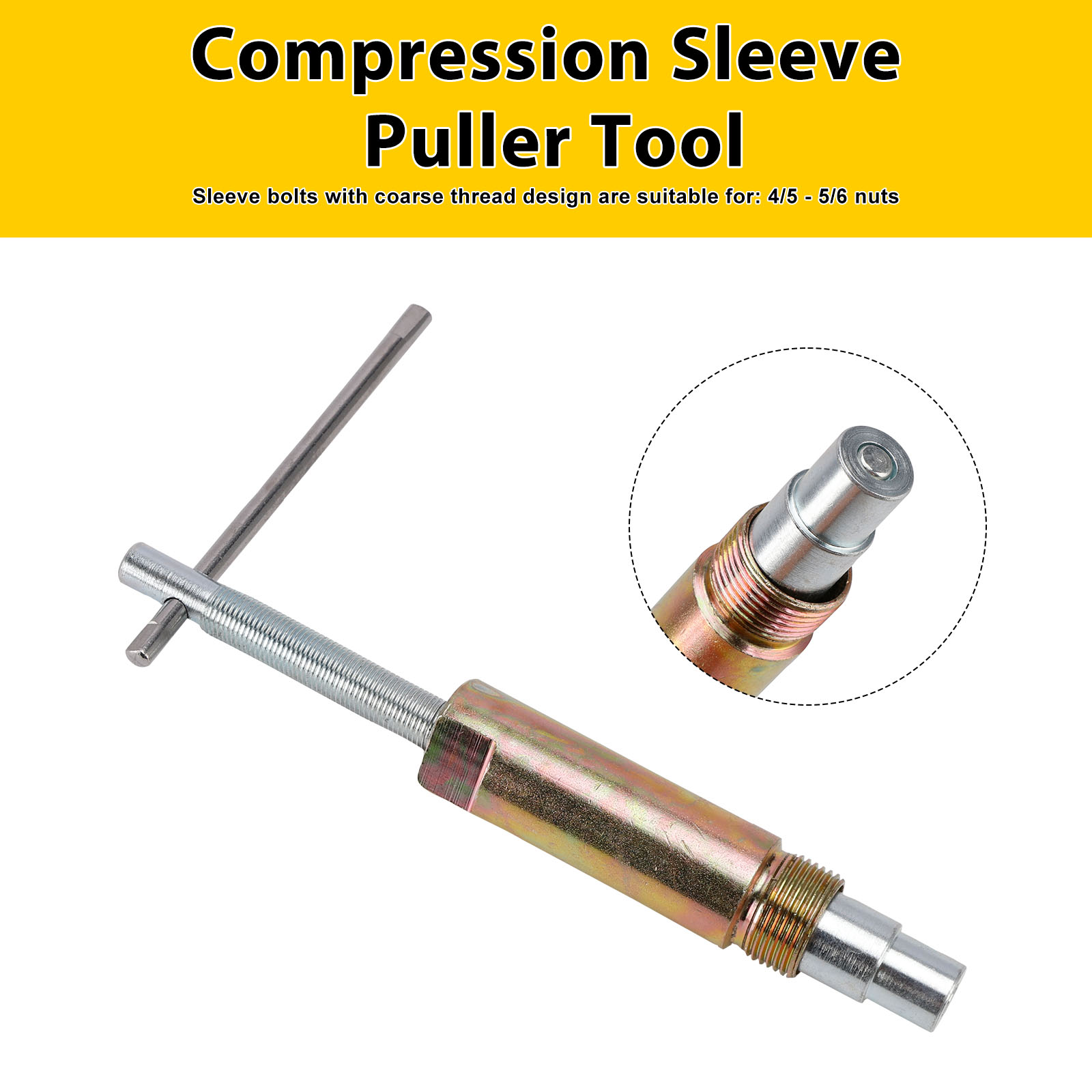 Compression Sleeve Puller Tool Pipe Nut & Ferrule Remover Plumbing Tool