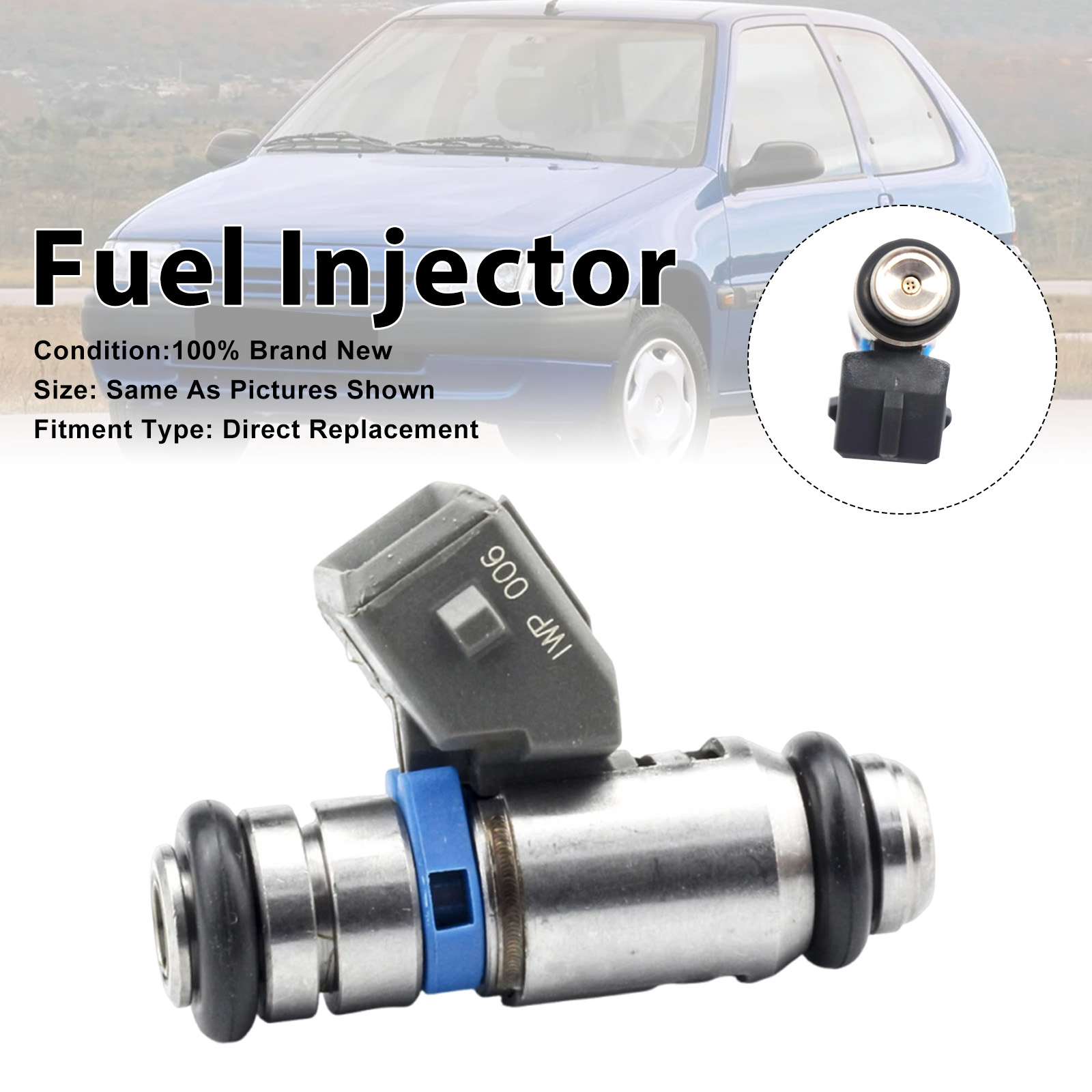1995-2012 Fiat Barchetta Brava/Bravo Coupe Punto Stilo Fuel Injector iwp006 Generic