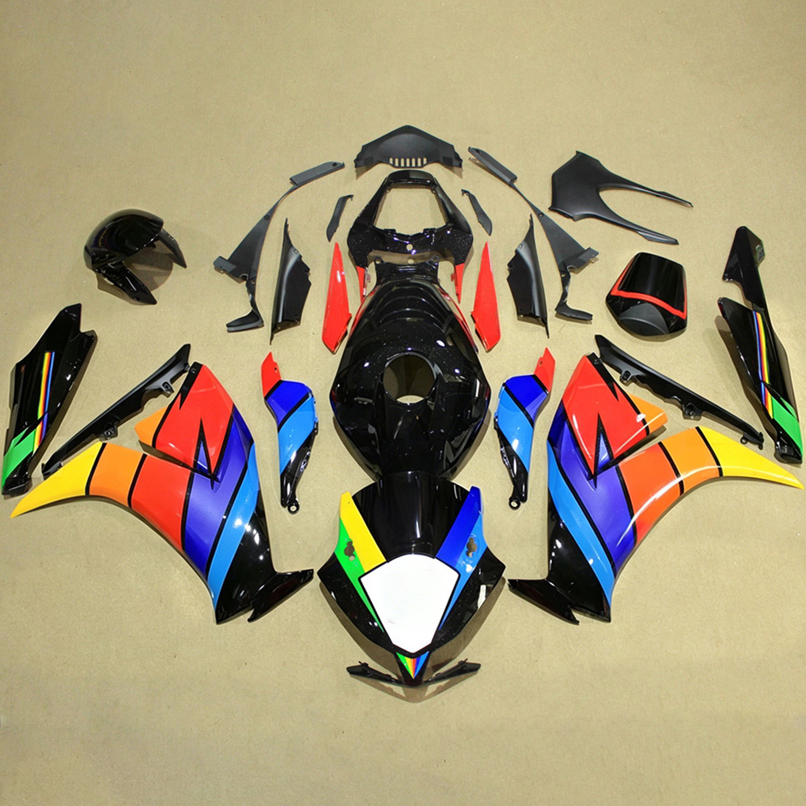 2012-2016 Honda CBR1000RR Injection Fairing Kit Bodywork Plastic ABS Generic #208