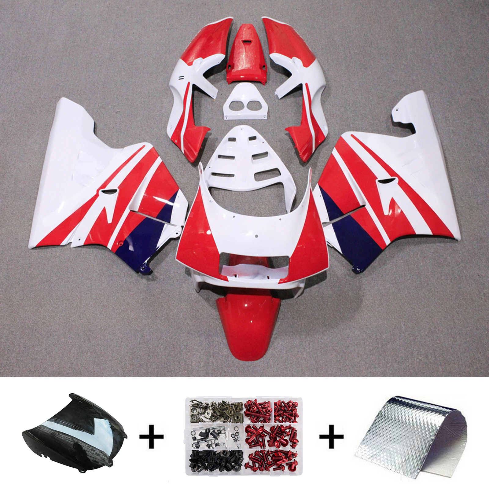 1990-1993 Honda NSR250 PGM-3 Injection Fairing Kit Bodywork Plastic ABS Generic #118