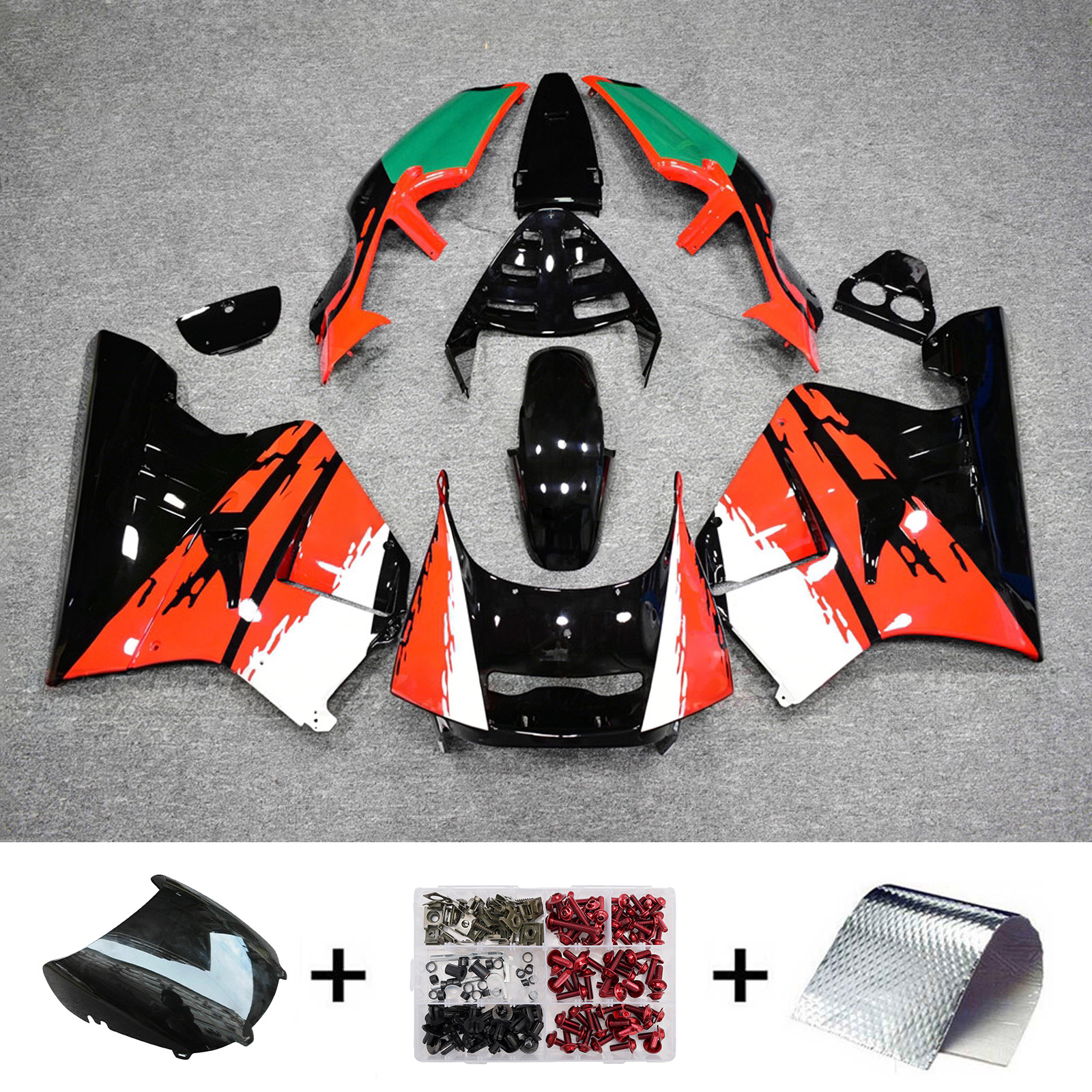 1990-1993 Honda NSR250 PGM-3 Injection Fairing Kit Bodywork Plastic ABS Generic #116