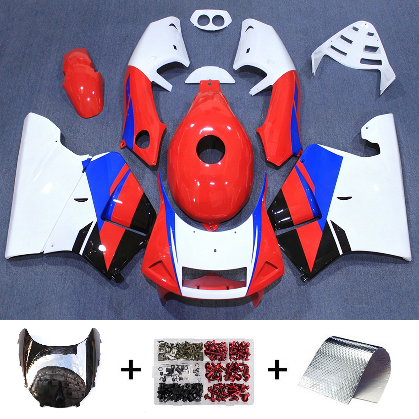 1994-1996 Honda NSR250 PGM-4 Injection Fairing Kit Bodywork Plastic ABS Generic #111