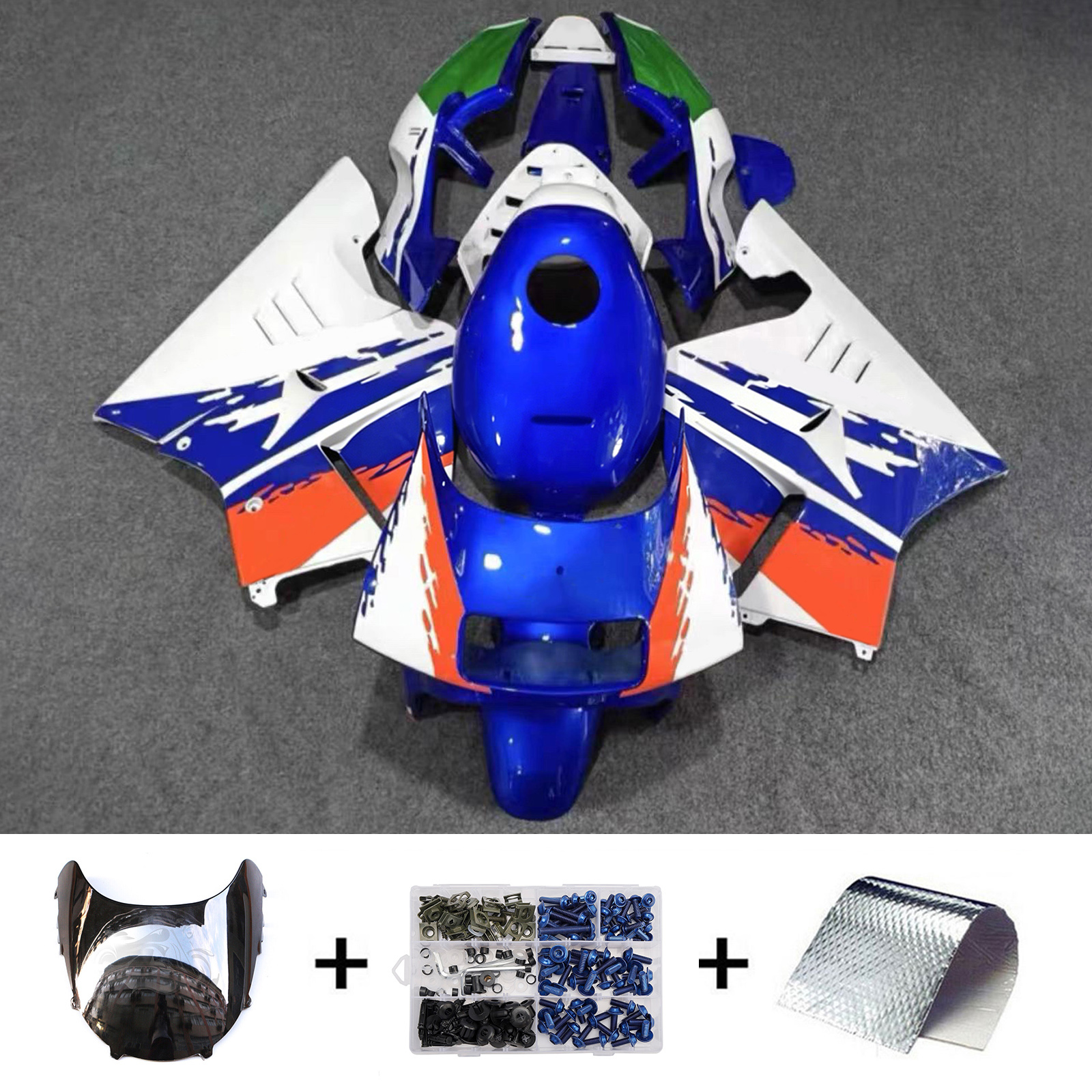 1994-1996 Honda NSR250 PGM-4 Injection Fairing Kit Bodywork Plastic ABS Generic #109