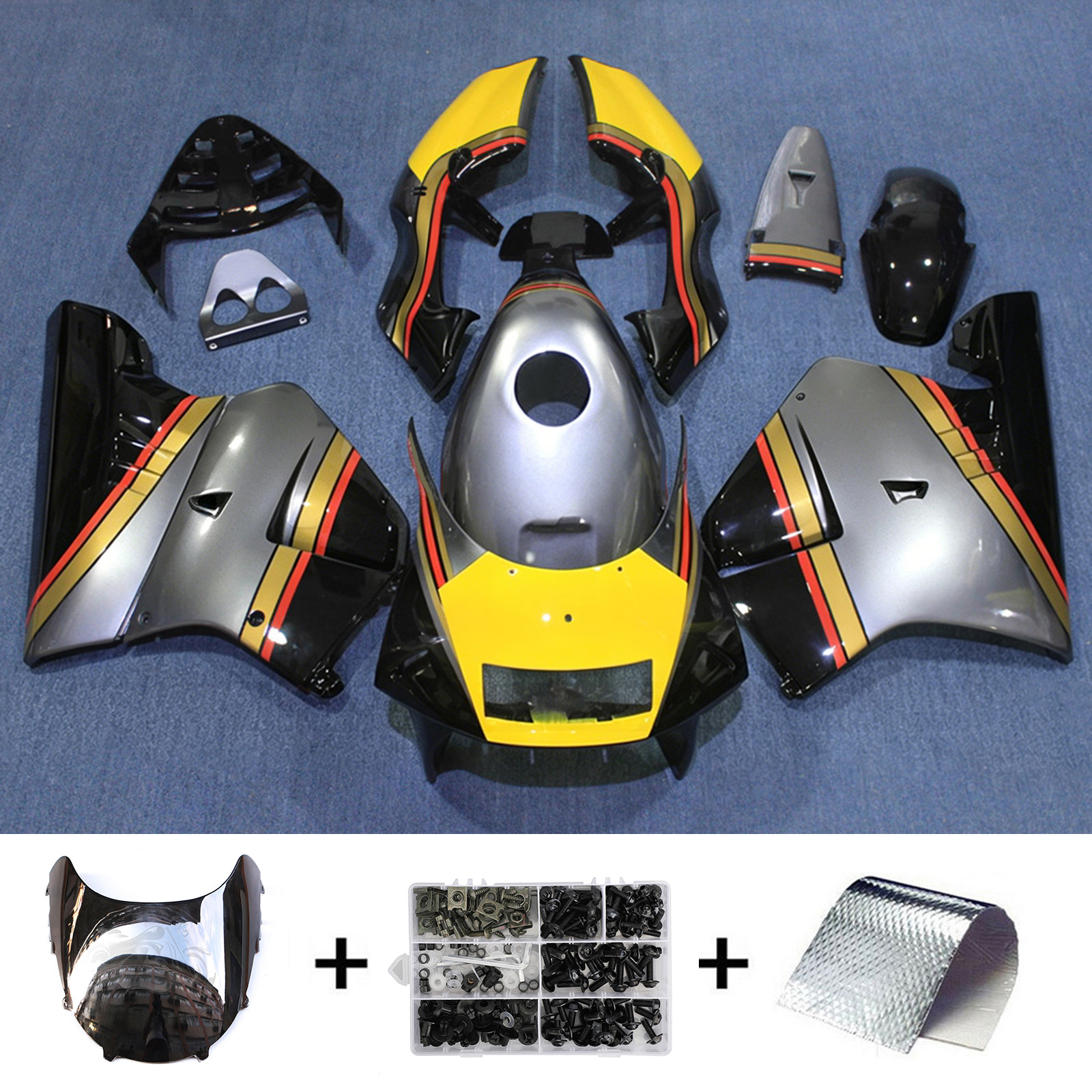 1994-1996 Honda NSR250 PGM-4 Injection Fairing Kit Bodywork Plastic ABS Generic #114