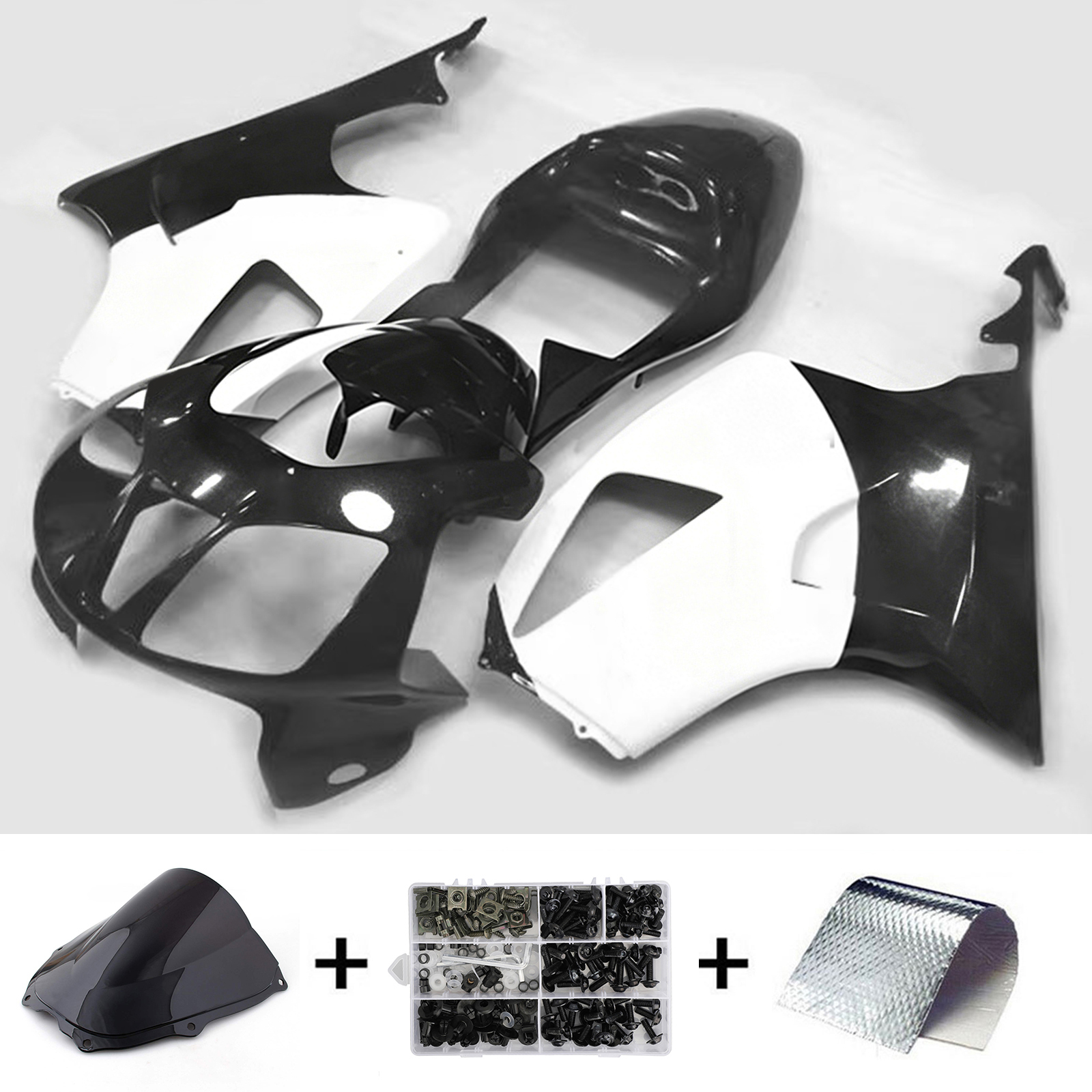 2000-2006 Honda VTR1000 RC51 Injection Fairing Kit Bodywork Plastic ABS Generic #124