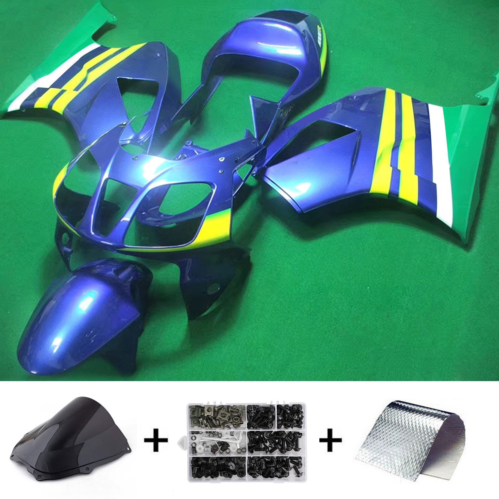 2000-2006 Honda VTR1000 RC51 Injection Fairing Kit Bodywork Plastic ABS Generic #127