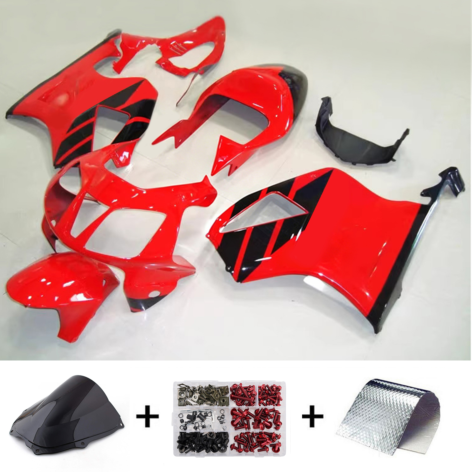 2000-2006 Honda VTR1000 RC51 Injection Fairing Kit Bodywork Plastic ABS Generic #129