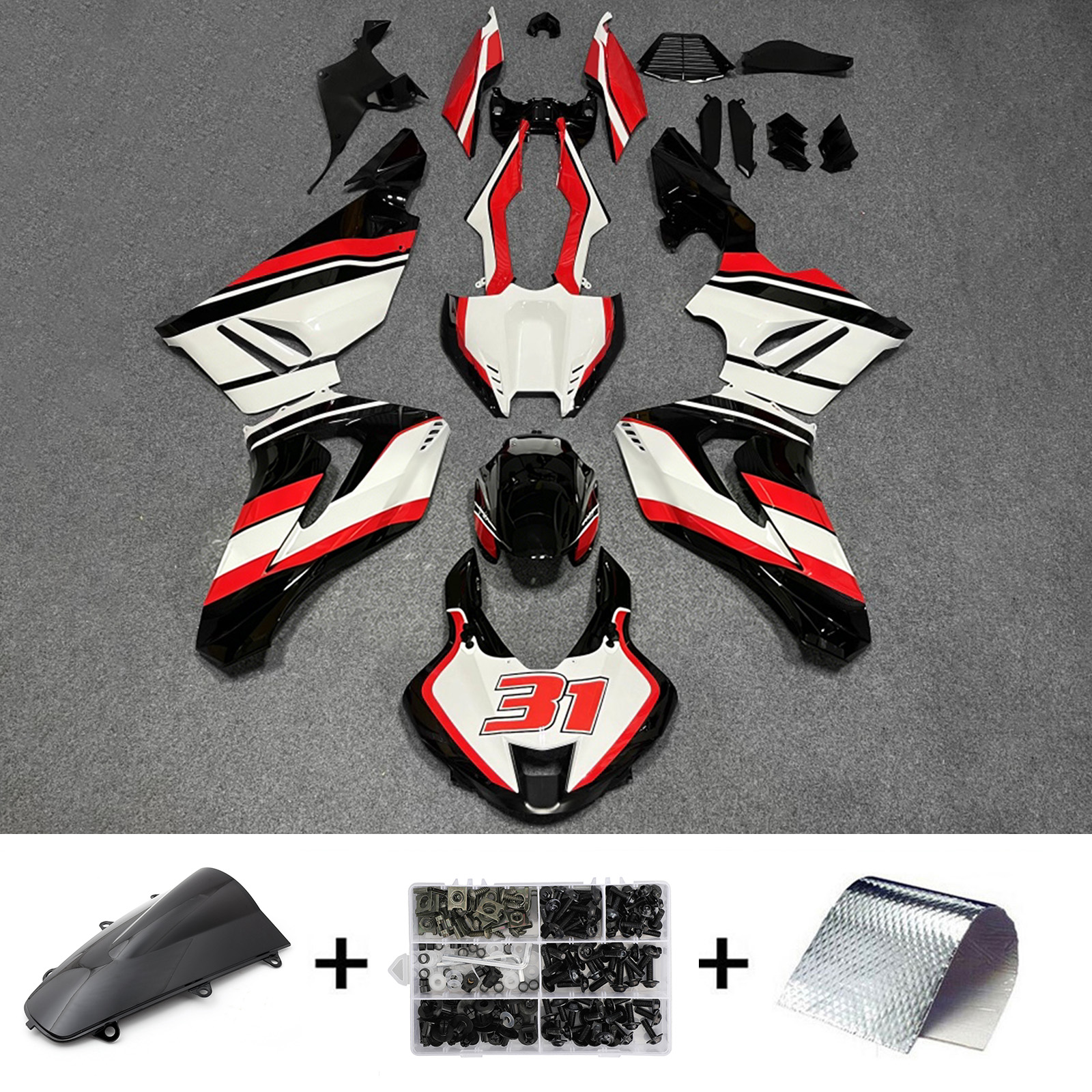 2020-2023 Honda CBR1000RR-R Injection Fairing Kit Bodywork Plastic ABS Generic #148