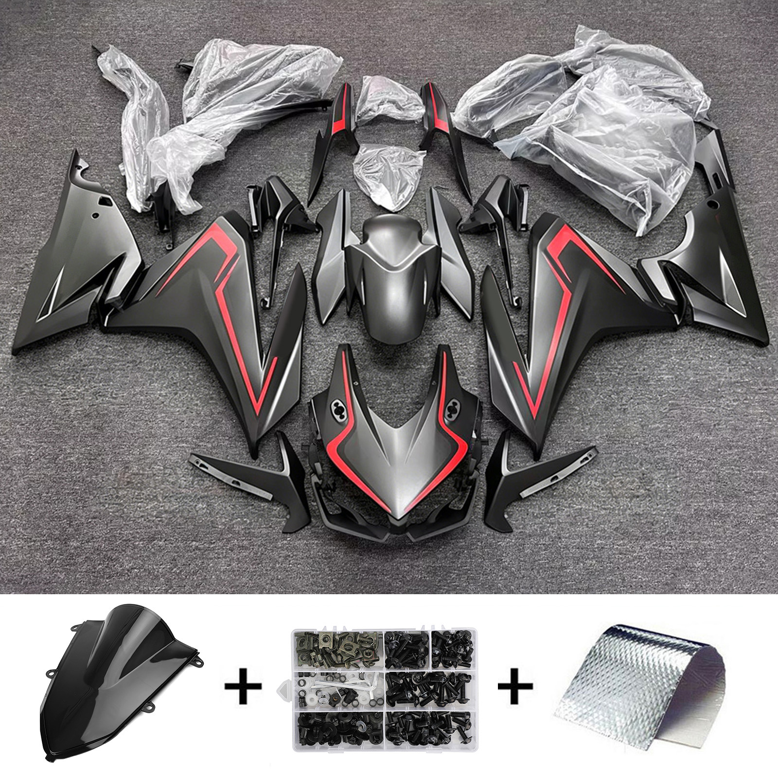 2019-2021 Honda CBR500R Injection Fairing Kit Bodywork Plastic ABS Generic #116