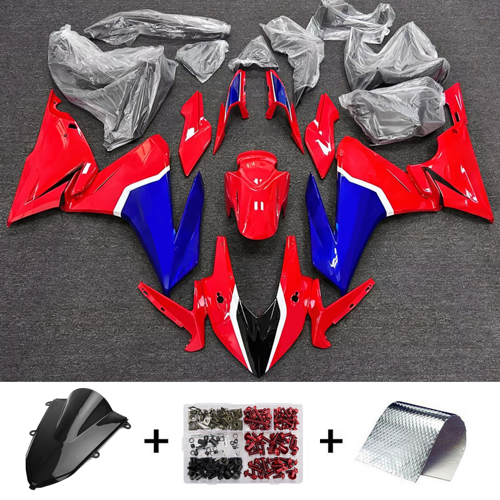 2019-2021 Honda CBR500R Injection Fairing Kit Bodywork Plastic ABS Generic #126