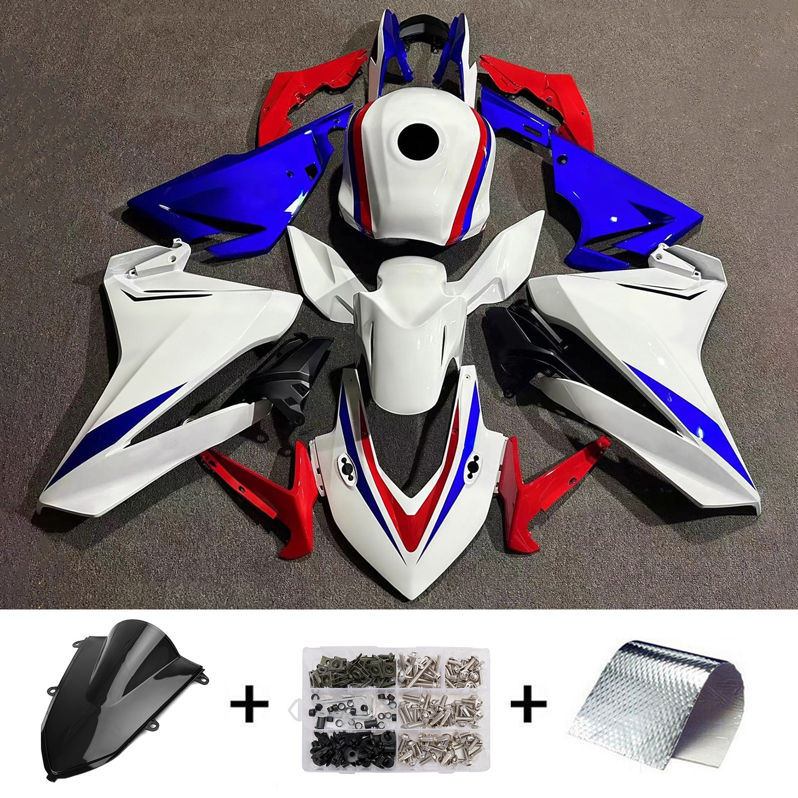 2022 Honda CBR400R Injection Fairing Kit Bodywork Plastic ABS Generic #112