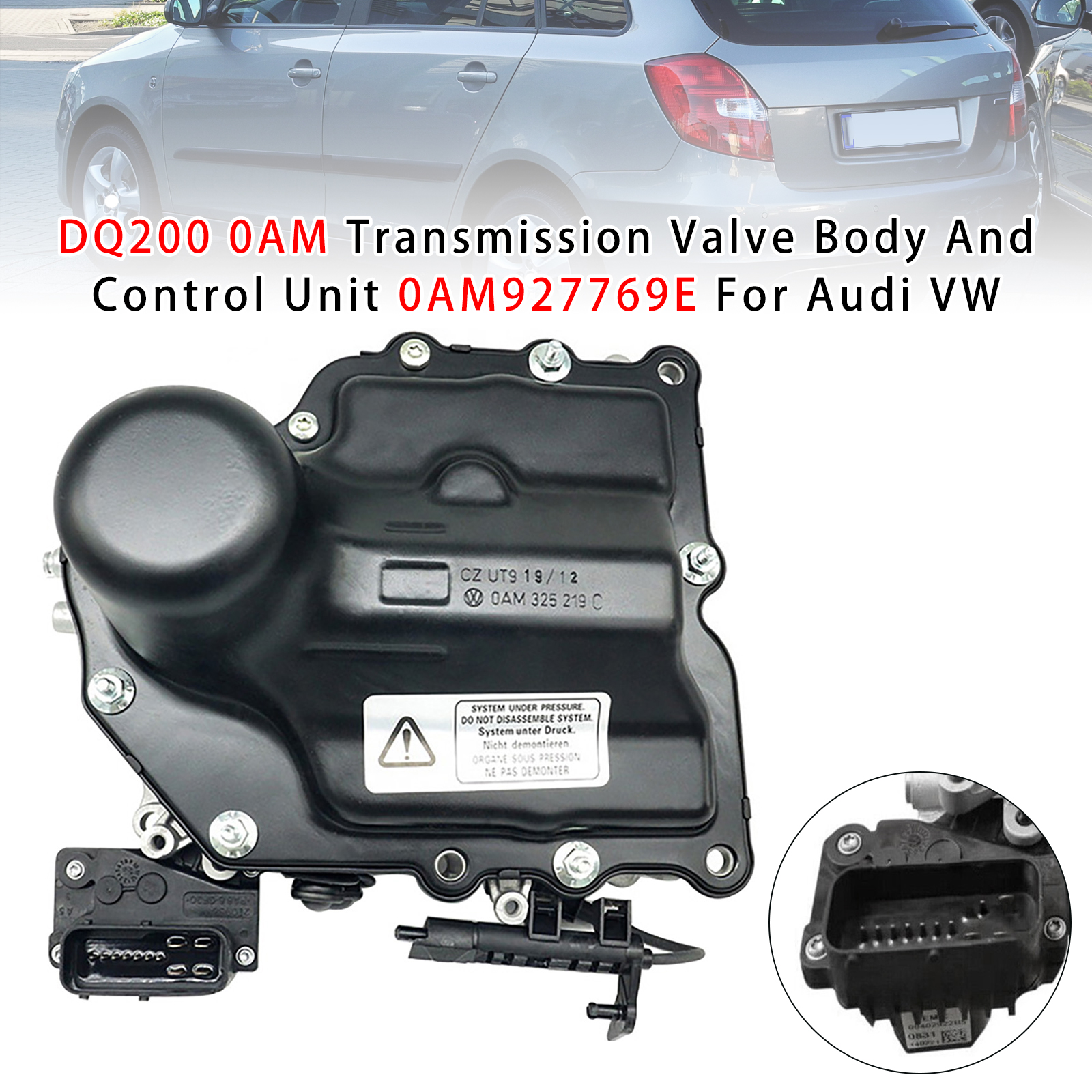 2011-ON Q3 MODELA DQ200 0AM Transmission Valve Body And Control Unit 0AM927769E Generic