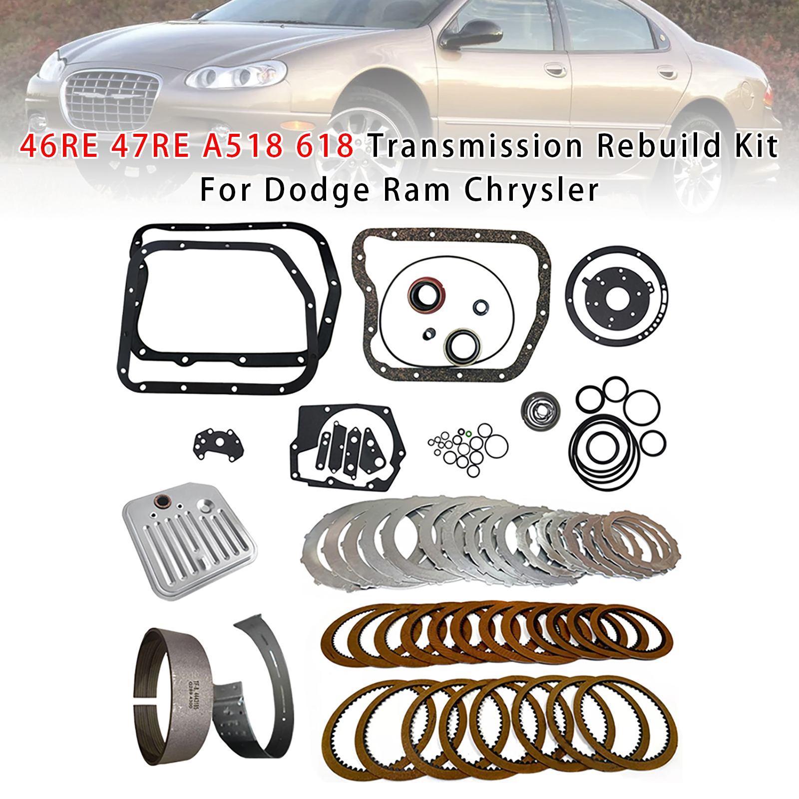 1998-2003 46RE 47RE A518 618 Transmission Rebuild Kit For Dodge Ram Chrysler