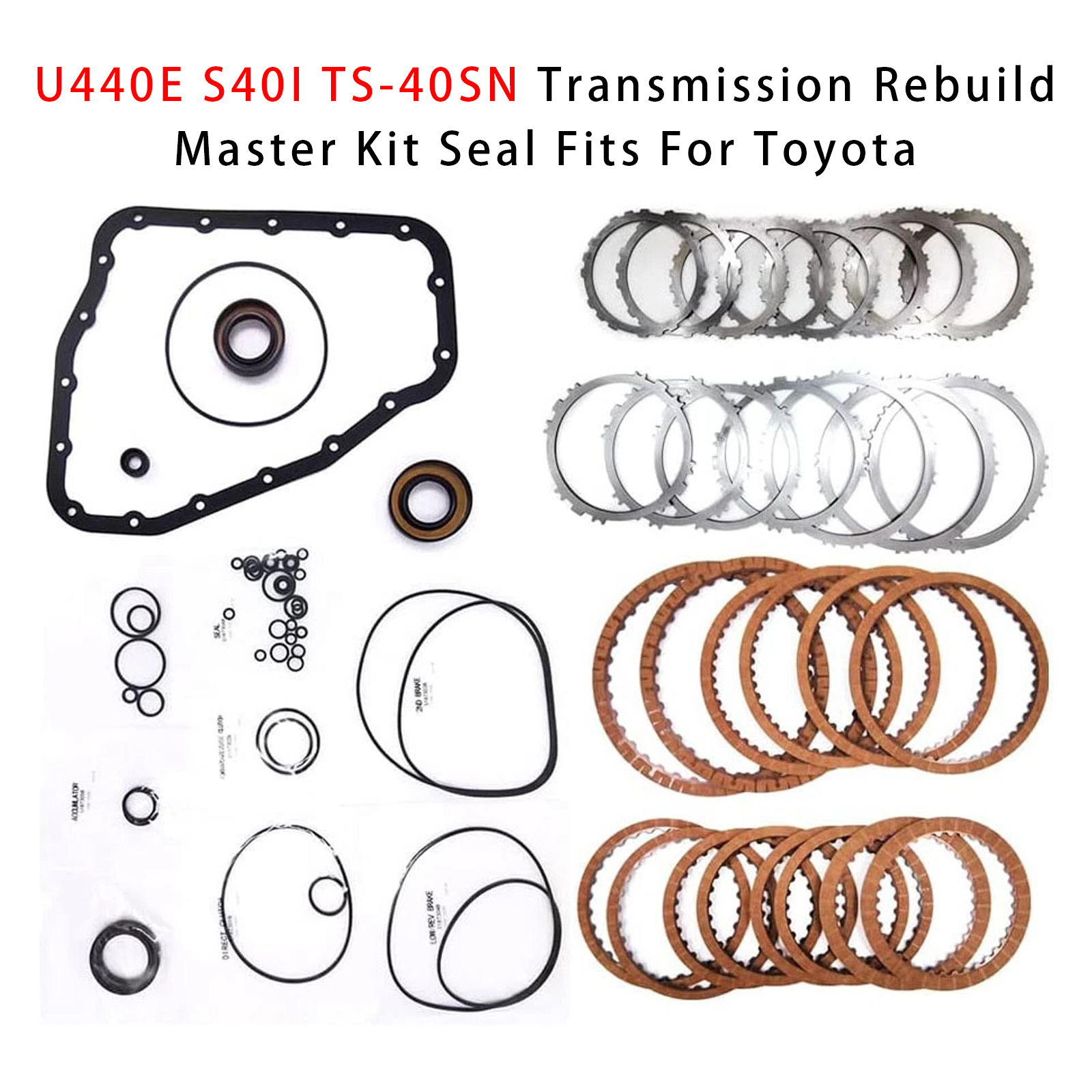 U440E S40I TS-40SN Transmission Rebuild Master Kit Seal Fits For Toyota