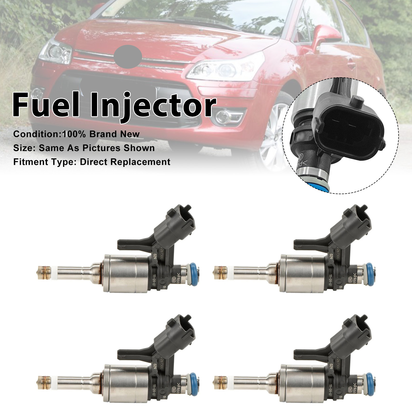 2006-2015 MINI R56 R57 R55 Fuel Injector 0261500029 4Pcs Generic