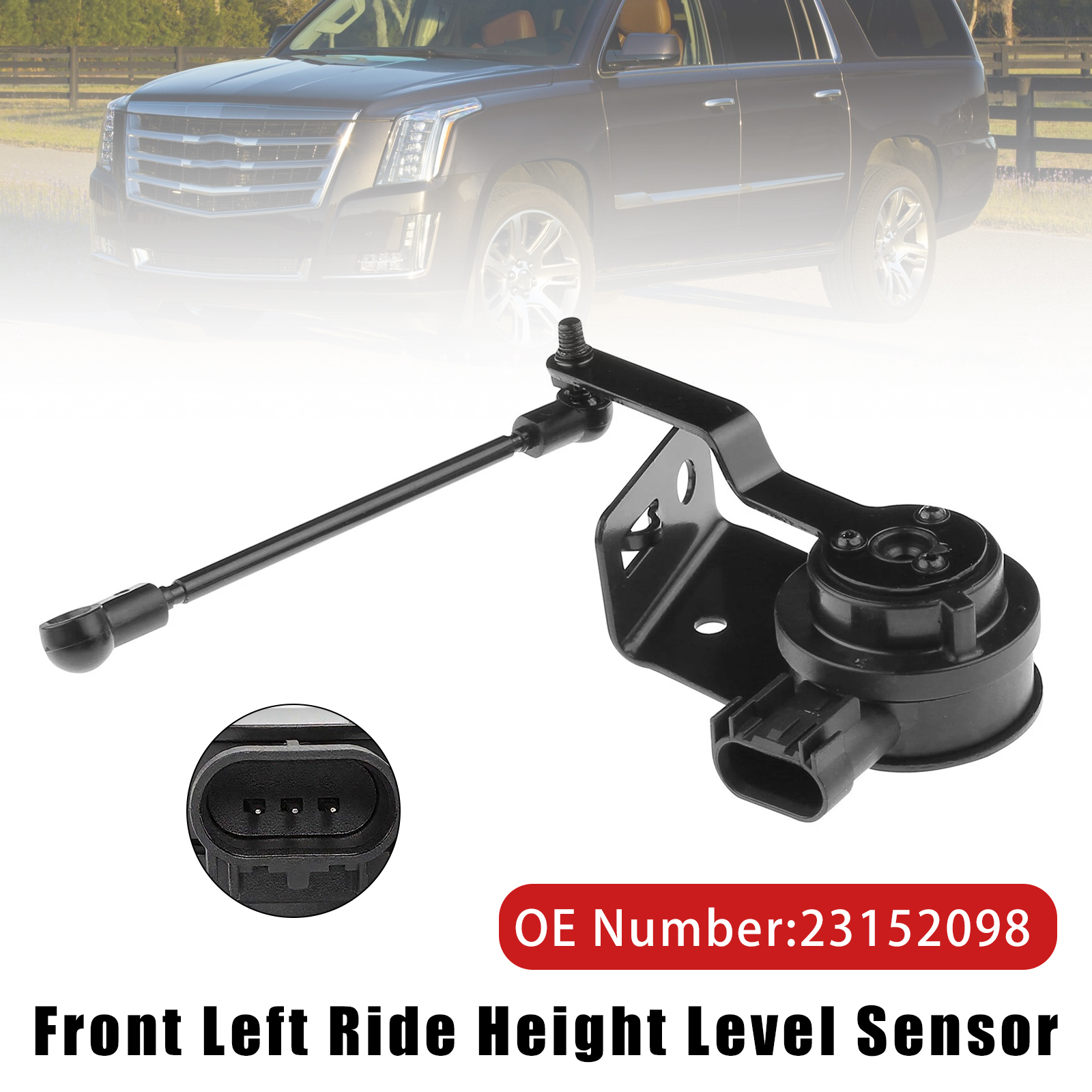2015-2020 GMC Sierra Yukon XL Front Left Ride Height Level Sensor 23152098 Generic