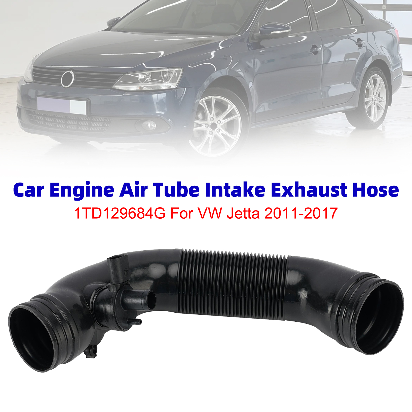 2007-2017 Skoda Octavia Car Engine Air Tube Intake Exhaust Hose 1TD129684G Generic