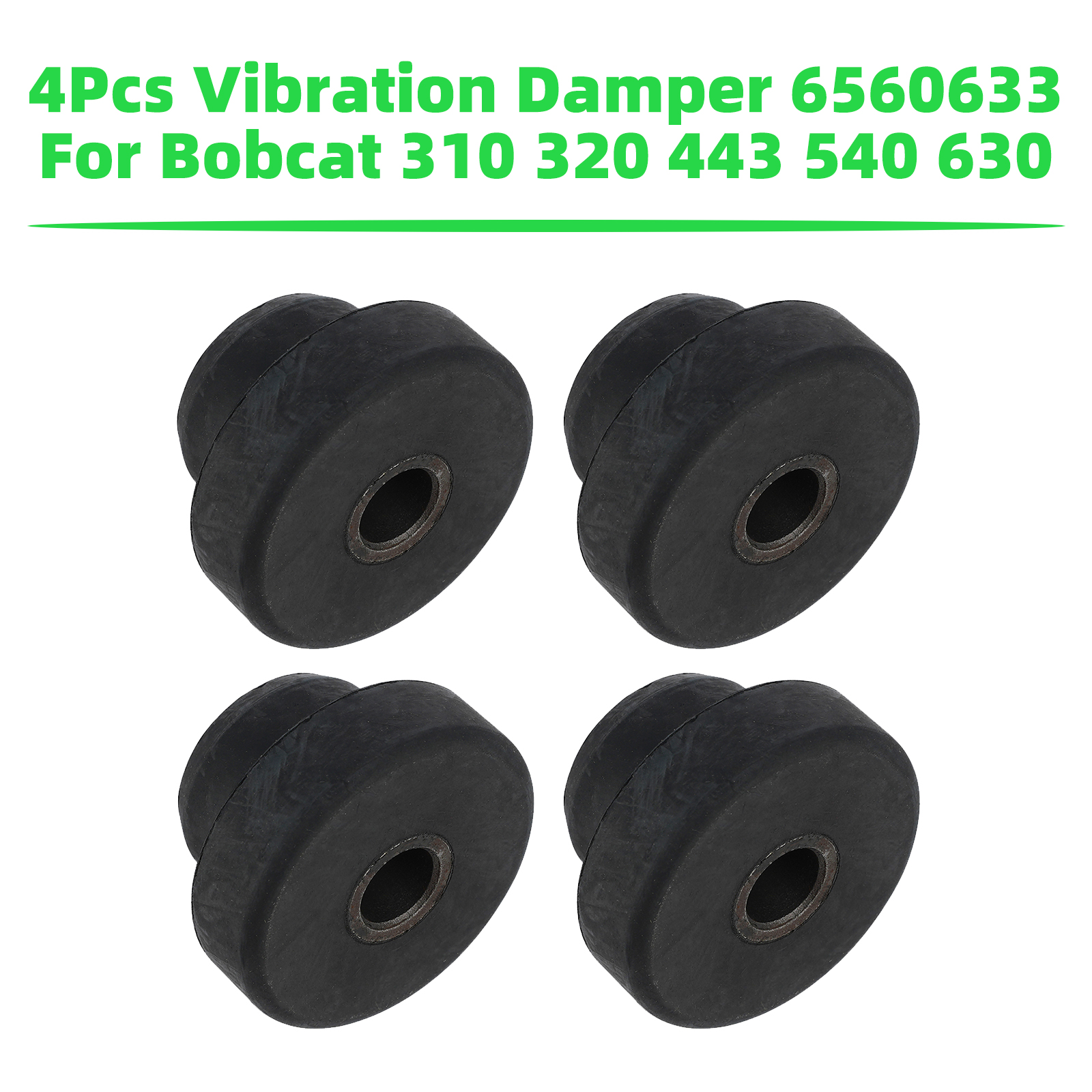 4Pcs Vibration Damper 6560633 For Bobcat 310 320 443 540 630 743 751 753 873